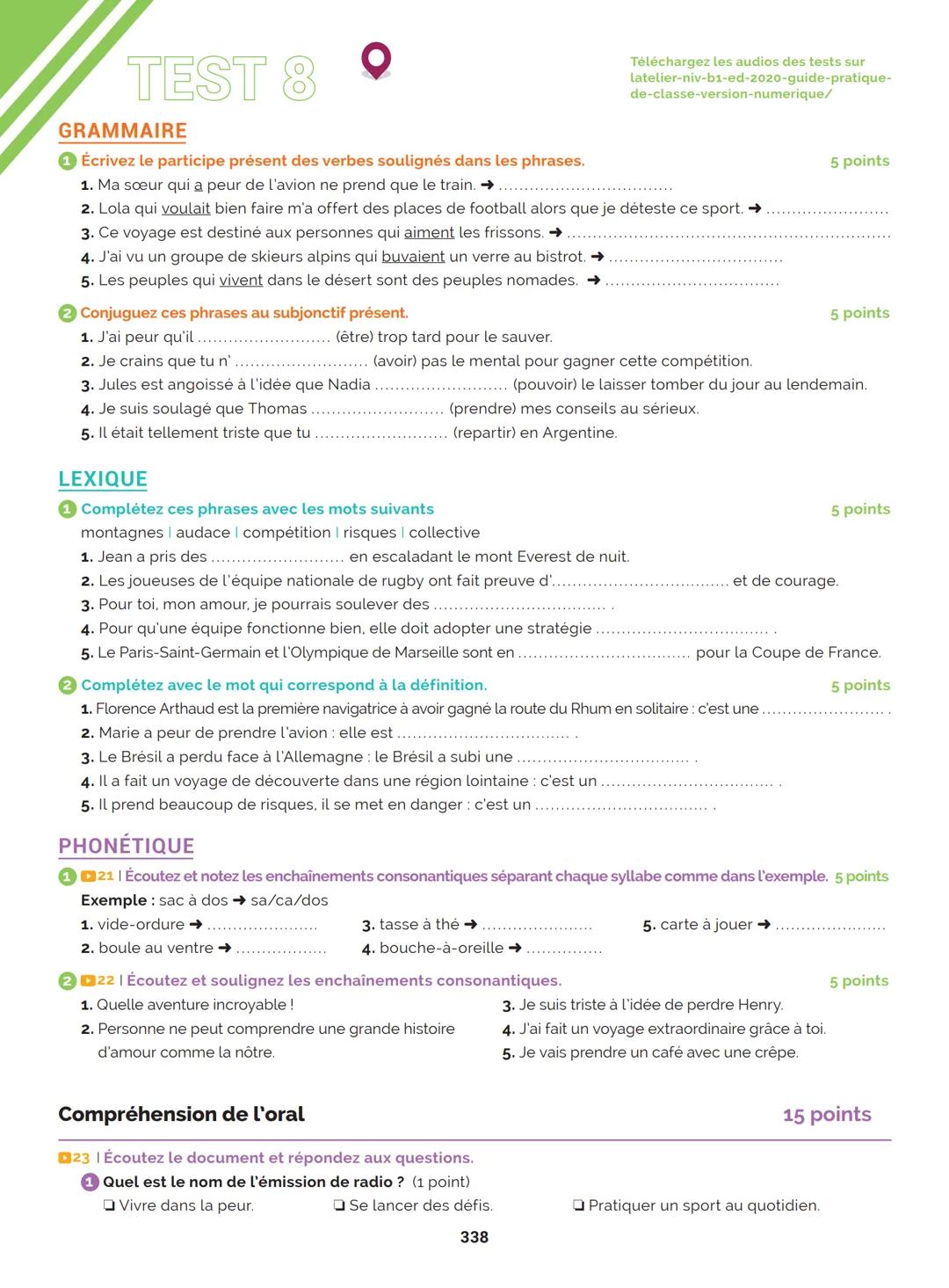 Agir
Coopérer
Apprendre
L'atelier
Méthode
de Français
B1
GUIDE PRATIQUE DE CLASSE
didier
Français Langue Étrangère Agir
Coopérer
Apprendre