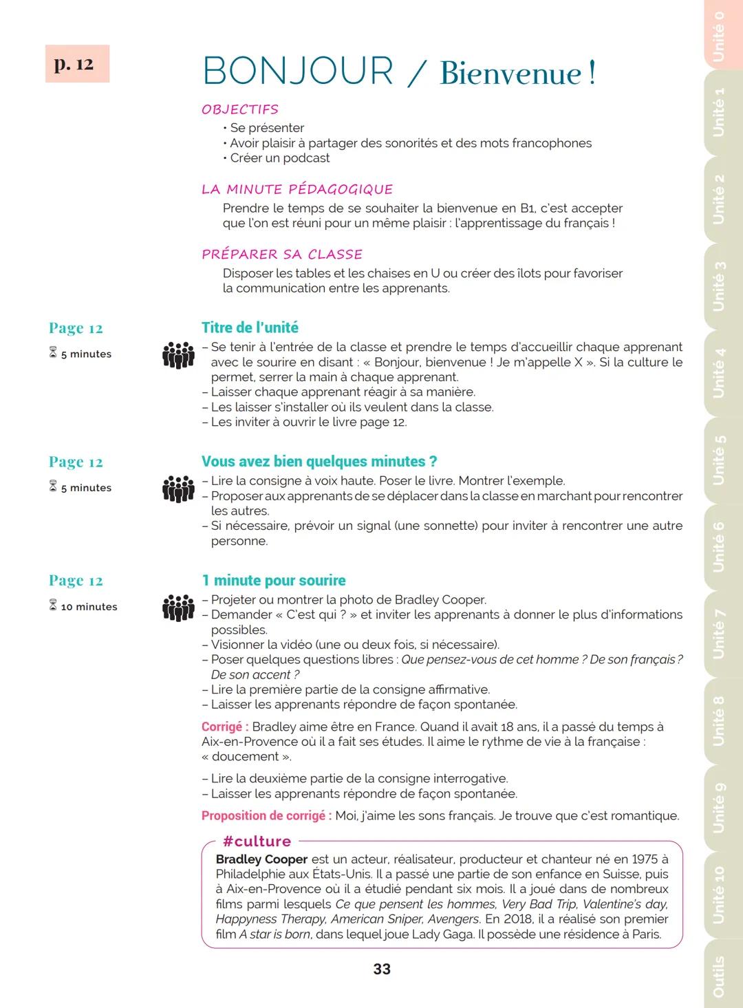 Agir
Coopérer
Apprendre
L'atelier
Méthode
de Français
B1
GUIDE PRATIQUE DE CLASSE
didier
Français Langue Étrangère Agir
Coopérer
Apprendre