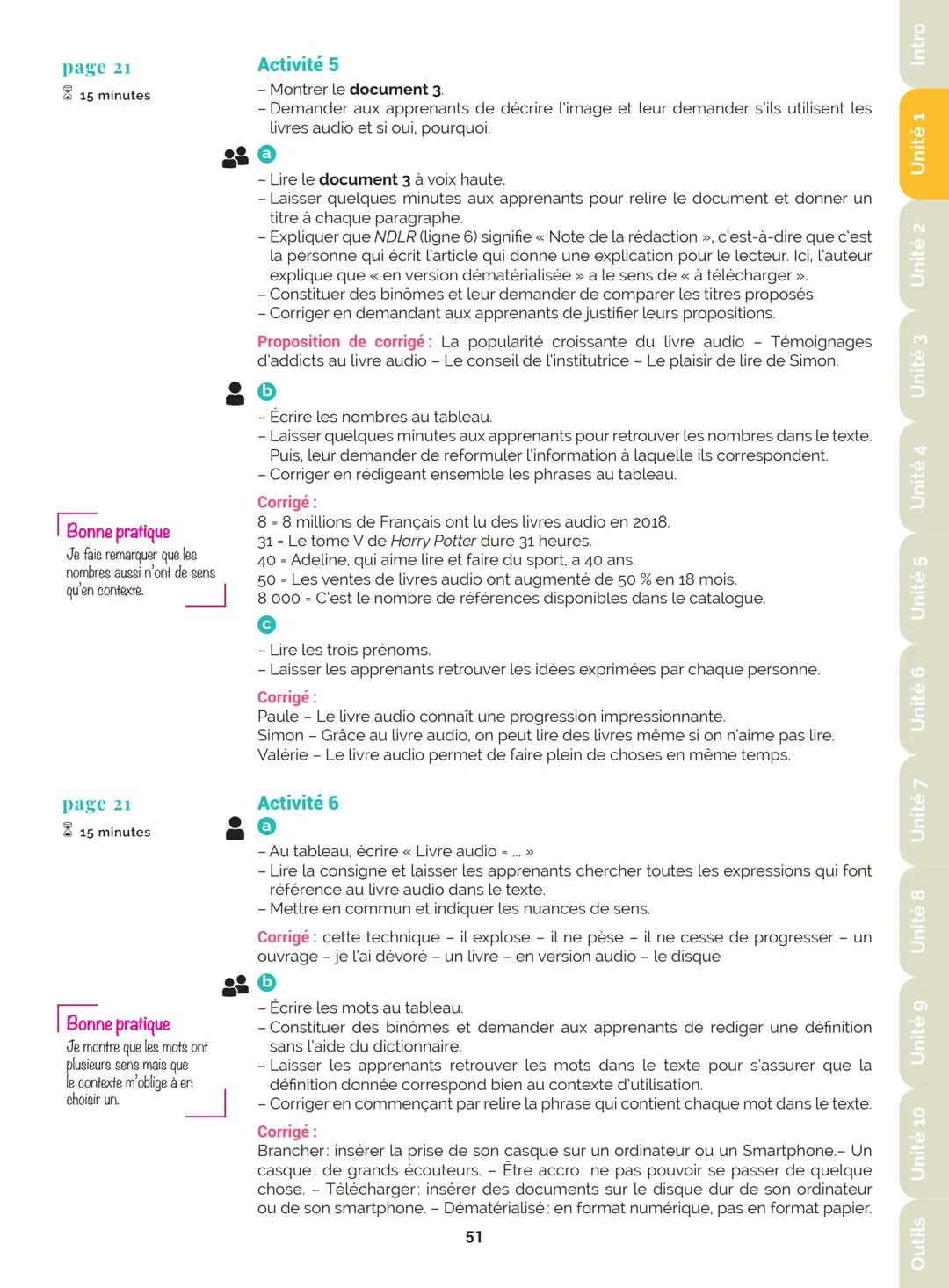 Agir
Coopérer
Apprendre
L'atelier
Méthode
de Français
B1
GUIDE PRATIQUE DE CLASSE
didier
Français Langue Étrangère Agir
Coopérer
Apprendre