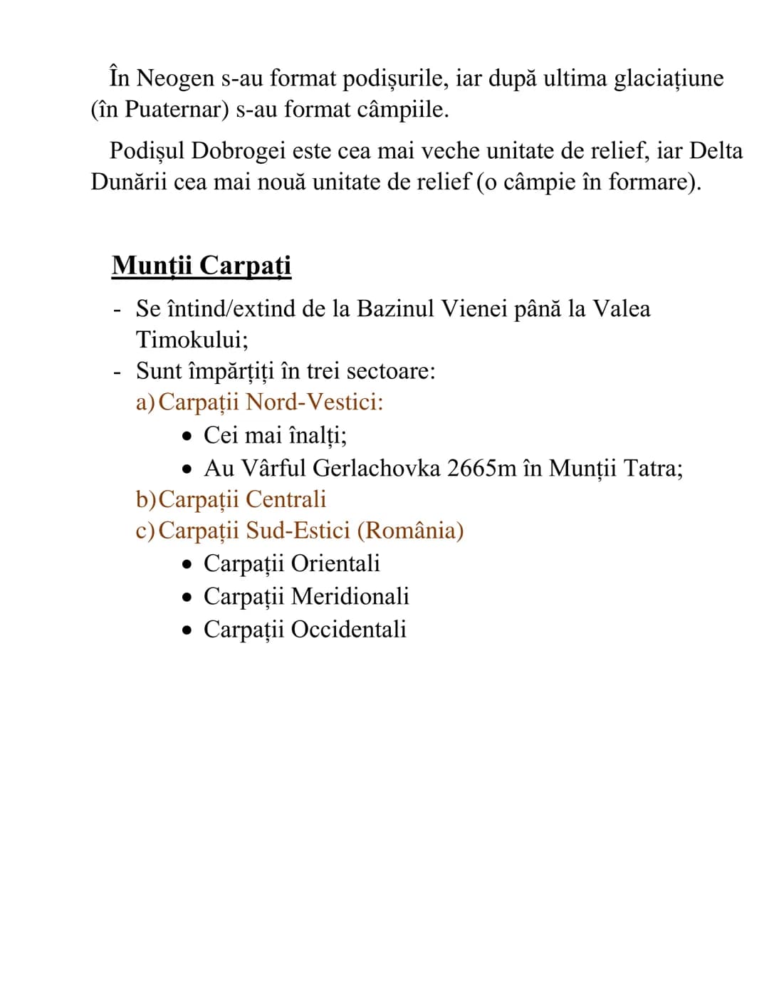 # RELIEFUL MAJOR-România
Altitudinea variază între Om pe țărmul Mării Negre și 2544m
Vârful Moldoveanu din Munții Făgăraş.
Relieful este v