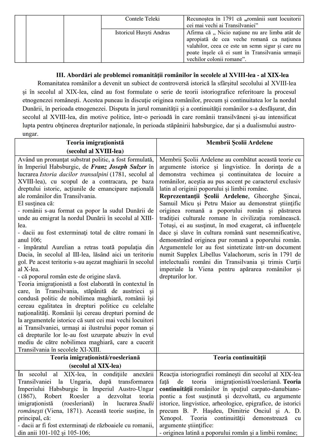 # Cap. I Romanitatea românilor în viziunea istoricilor
I. Trăsături generale ale etnogenezei româneşti
Geto-dacii şi lumea romană în secole