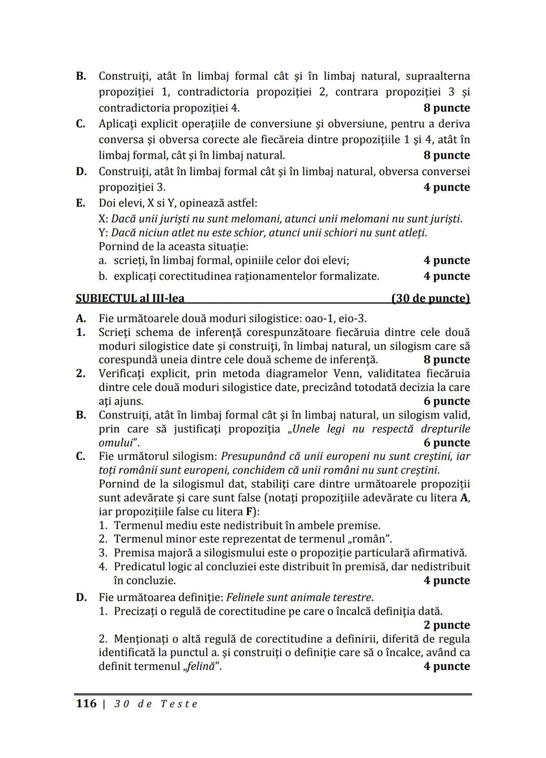 Florin IORGA
Marcel RUS
LOGICĂ, ARGUMENTARE
ȘI COMUNICARE
GHID COMPLET pentru Bacalaureat
➤ Sinteze teoretice
➤ 30 de teste
➤ Bareme şi rezo