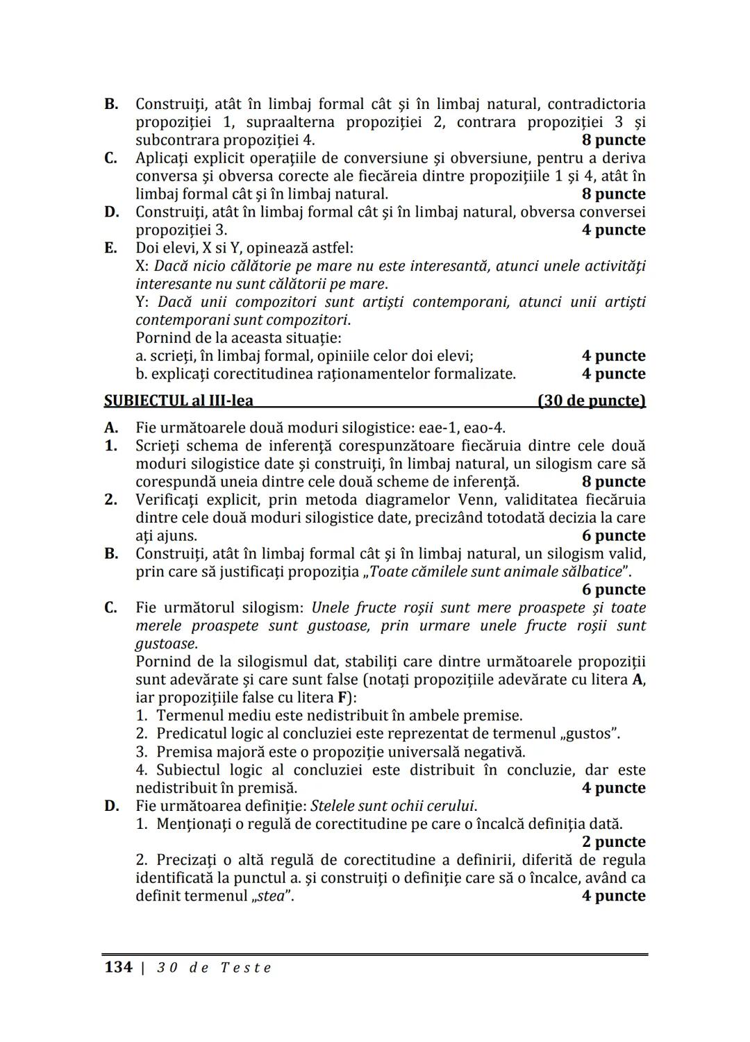 Florin IORGA
Marcel RUS
LOGICĂ, ARGUMENTARE
ȘI COMUNICARE
GHID COMPLET pentru Bacalaureat
➤ Sinteze teoretice
➤ 30 de teste
➤ Bareme şi rezo