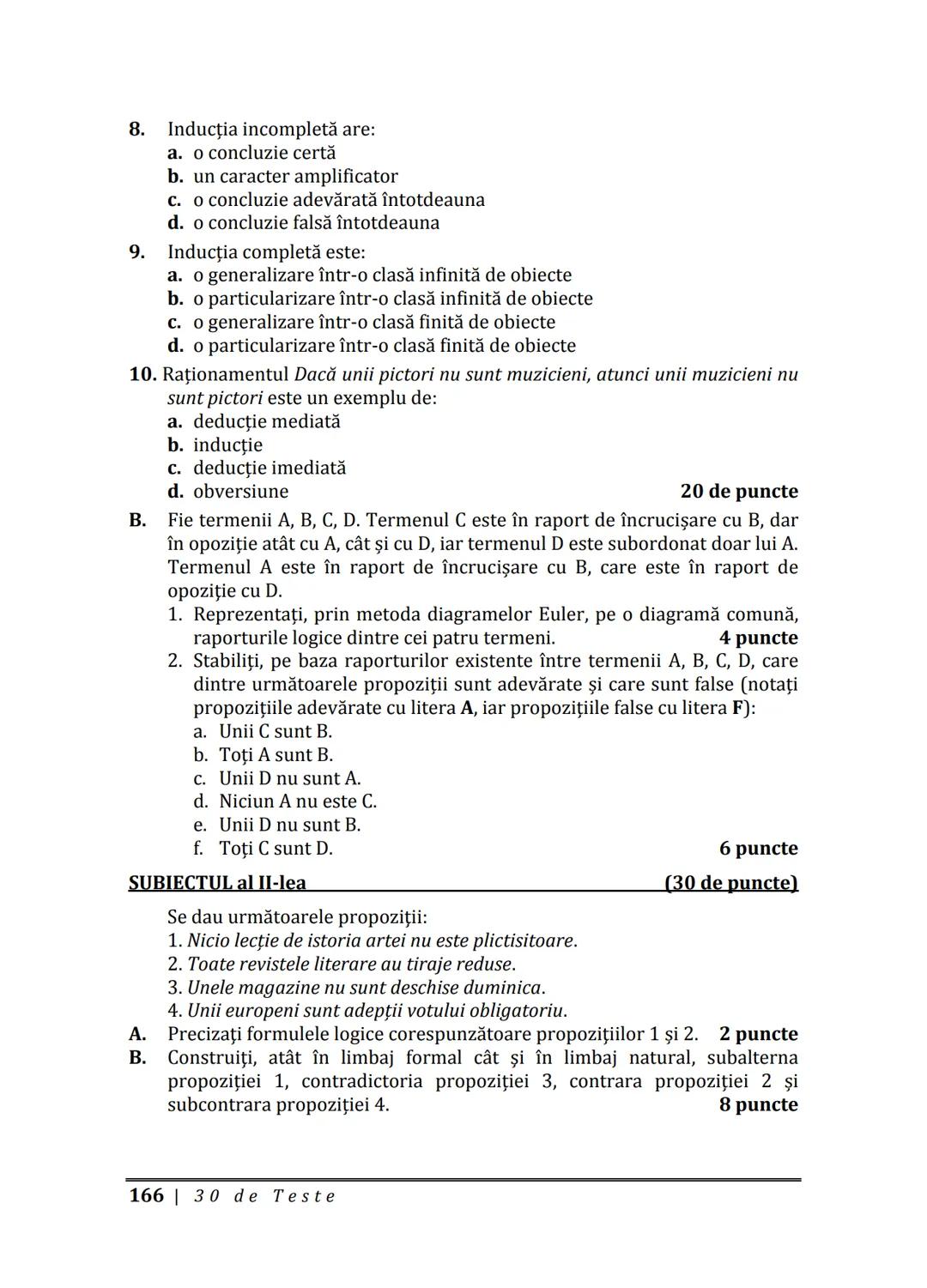 Florin IORGA
Marcel RUS
LOGICĂ, ARGUMENTARE
ȘI COMUNICARE
GHID COMPLET pentru Bacalaureat
➤ Sinteze teoretice
➤ 30 de teste
➤ Bareme şi rezo