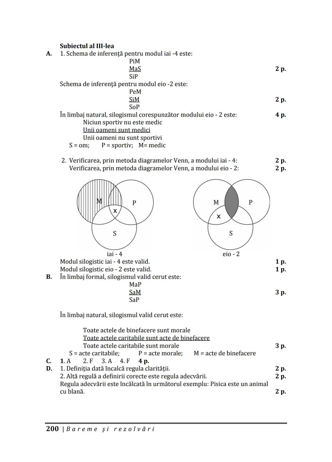 Florin IORGA
Marcel RUS
LOGICĂ, ARGUMENTARE
ȘI COMUNICARE
GHID COMPLET pentru Bacalaureat
➤ Sinteze teoretice
➤ 30 de teste
➤ Bareme şi rezo