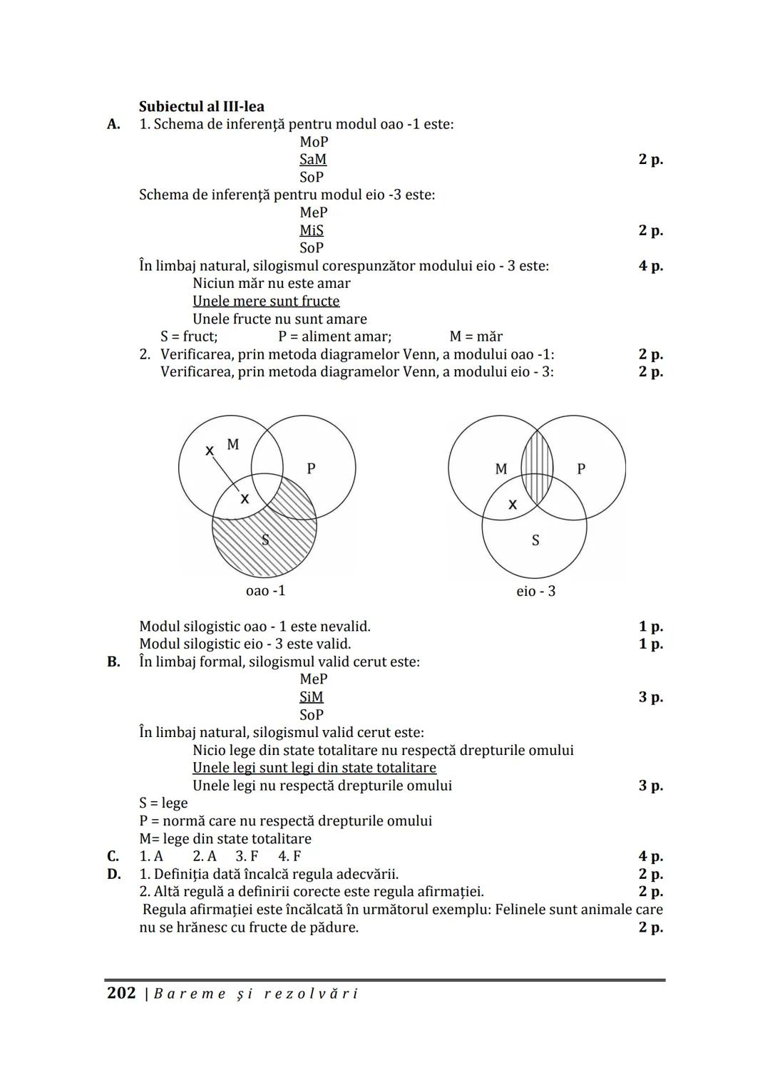 Florin IORGA
Marcel RUS
LOGICĂ, ARGUMENTARE
ȘI COMUNICARE
GHID COMPLET pentru Bacalaureat
➤ Sinteze teoretice
➤ 30 de teste
➤ Bareme şi rezo