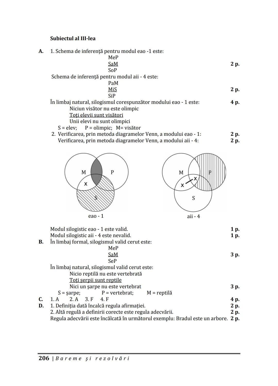 Florin IORGA
Marcel RUS
LOGICĂ, ARGUMENTARE
ȘI COMUNICARE
GHID COMPLET pentru Bacalaureat
➤ Sinteze teoretice
➤ 30 de teste
➤ Bareme şi rezo