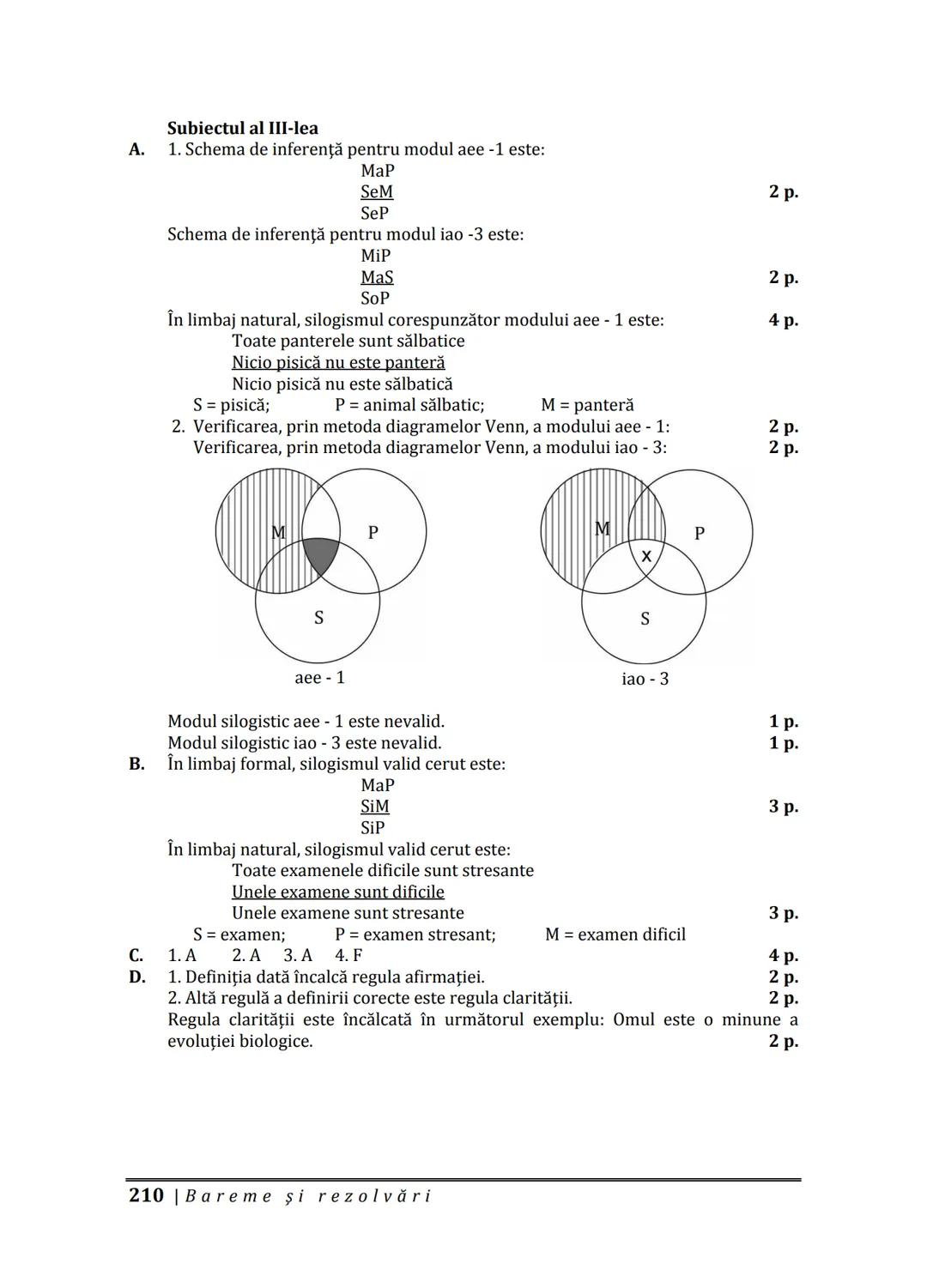 Florin IORGA
Marcel RUS
LOGICĂ, ARGUMENTARE
ȘI COMUNICARE
GHID COMPLET pentru Bacalaureat
➤ Sinteze teoretice
➤ 30 de teste
➤ Bareme şi rezo