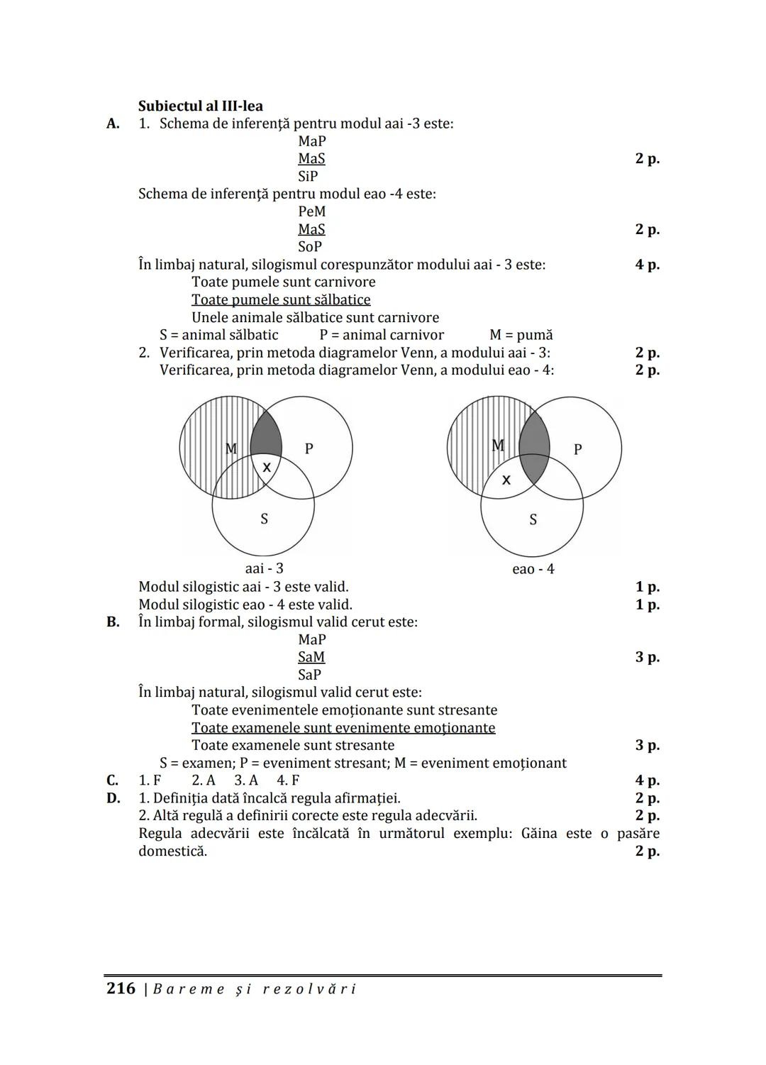 Florin IORGA
Marcel RUS
LOGICĂ, ARGUMENTARE
ȘI COMUNICARE
GHID COMPLET pentru Bacalaureat
➤ Sinteze teoretice
➤ 30 de teste
➤ Bareme şi rezo