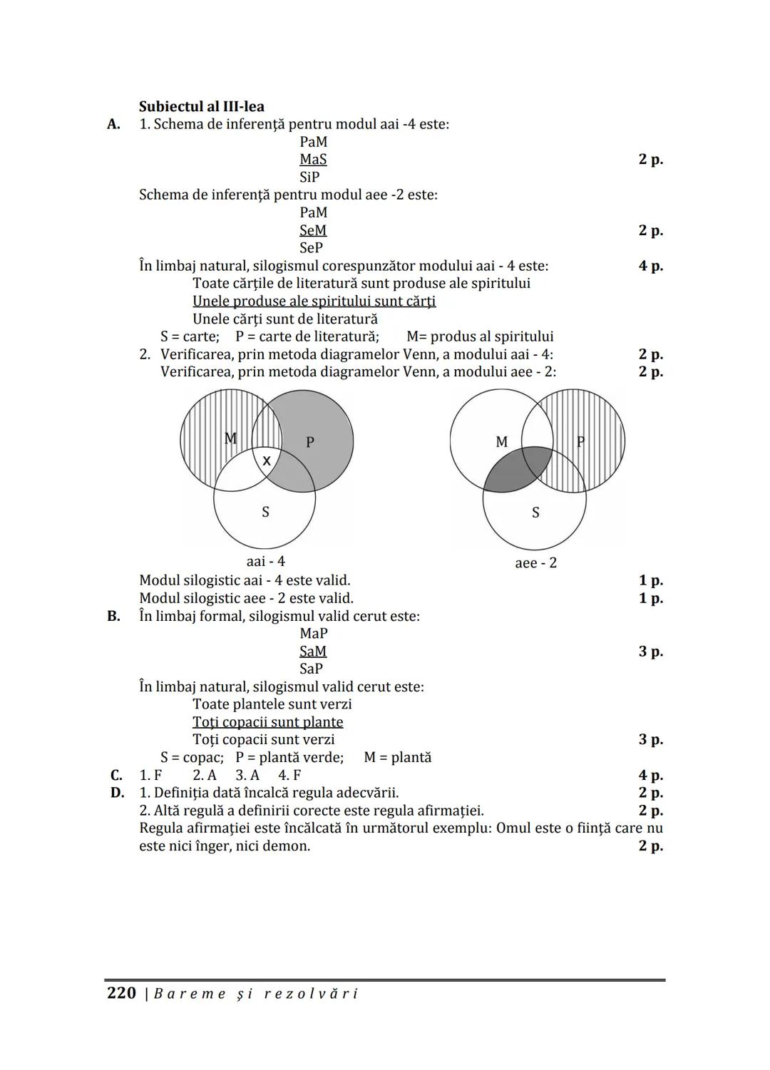 Florin IORGA
Marcel RUS
LOGICĂ, ARGUMENTARE
ȘI COMUNICARE
GHID COMPLET pentru Bacalaureat
➤ Sinteze teoretice
➤ 30 de teste
➤ Bareme şi rezo