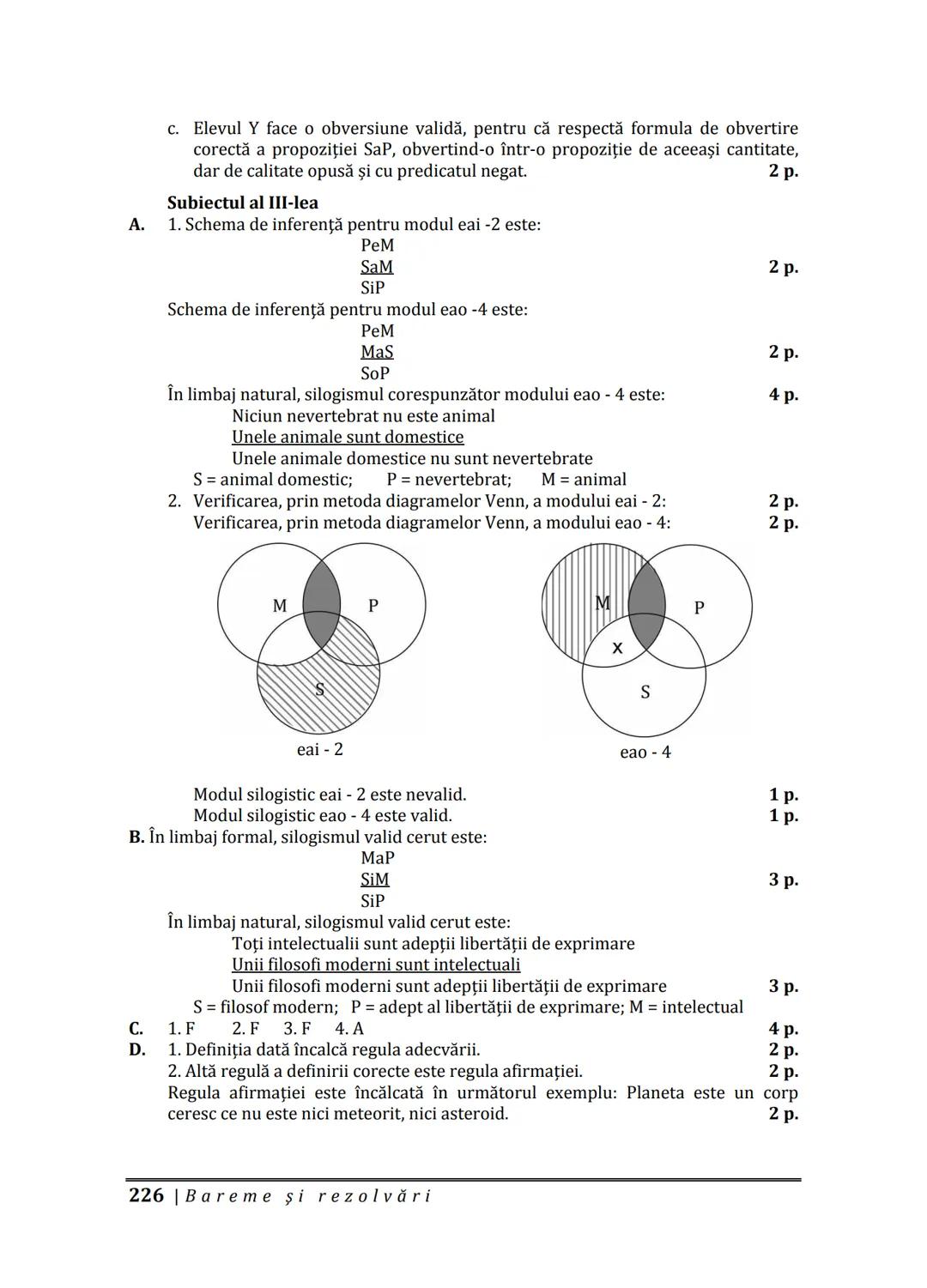 Florin IORGA
Marcel RUS
LOGICĂ, ARGUMENTARE
ȘI COMUNICARE
GHID COMPLET pentru Bacalaureat
➤ Sinteze teoretice
➤ 30 de teste
➤ Bareme şi rezo