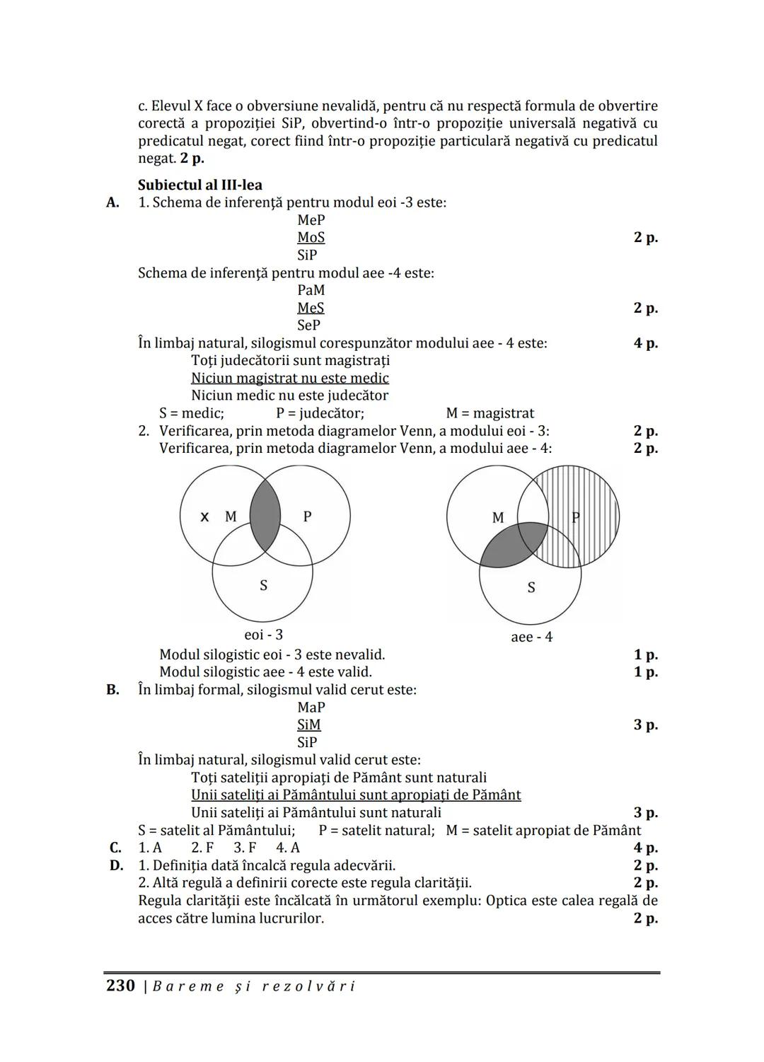 Florin IORGA
Marcel RUS
LOGICĂ, ARGUMENTARE
ȘI COMUNICARE
GHID COMPLET pentru Bacalaureat
➤ Sinteze teoretice
➤ 30 de teste
➤ Bareme şi rezo