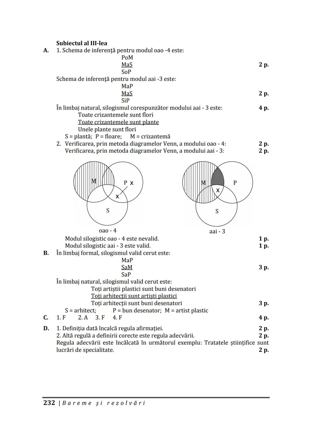 Florin IORGA
Marcel RUS
LOGICĂ, ARGUMENTARE
ȘI COMUNICARE
GHID COMPLET pentru Bacalaureat
➤ Sinteze teoretice
➤ 30 de teste
➤ Bareme şi rezo
