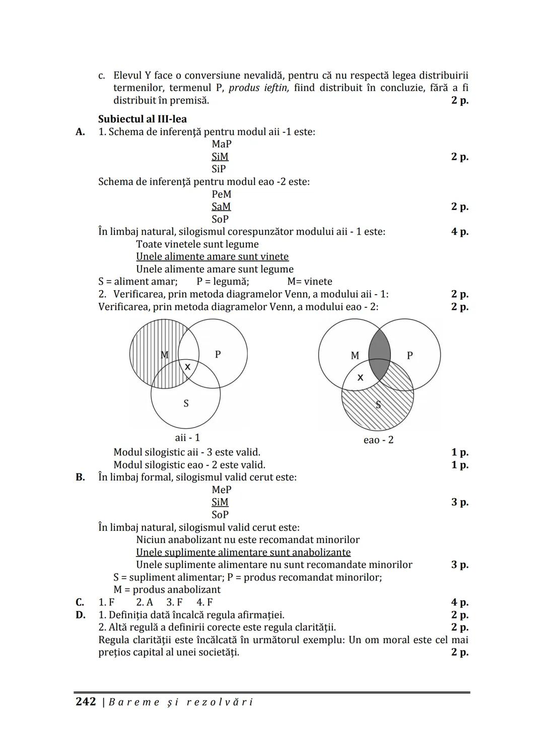 Florin IORGA
Marcel RUS
LOGICĂ, ARGUMENTARE
ȘI COMUNICARE
GHID COMPLET pentru Bacalaureat
➤ Sinteze teoretice
➤ 30 de teste
➤ Bareme şi rezo