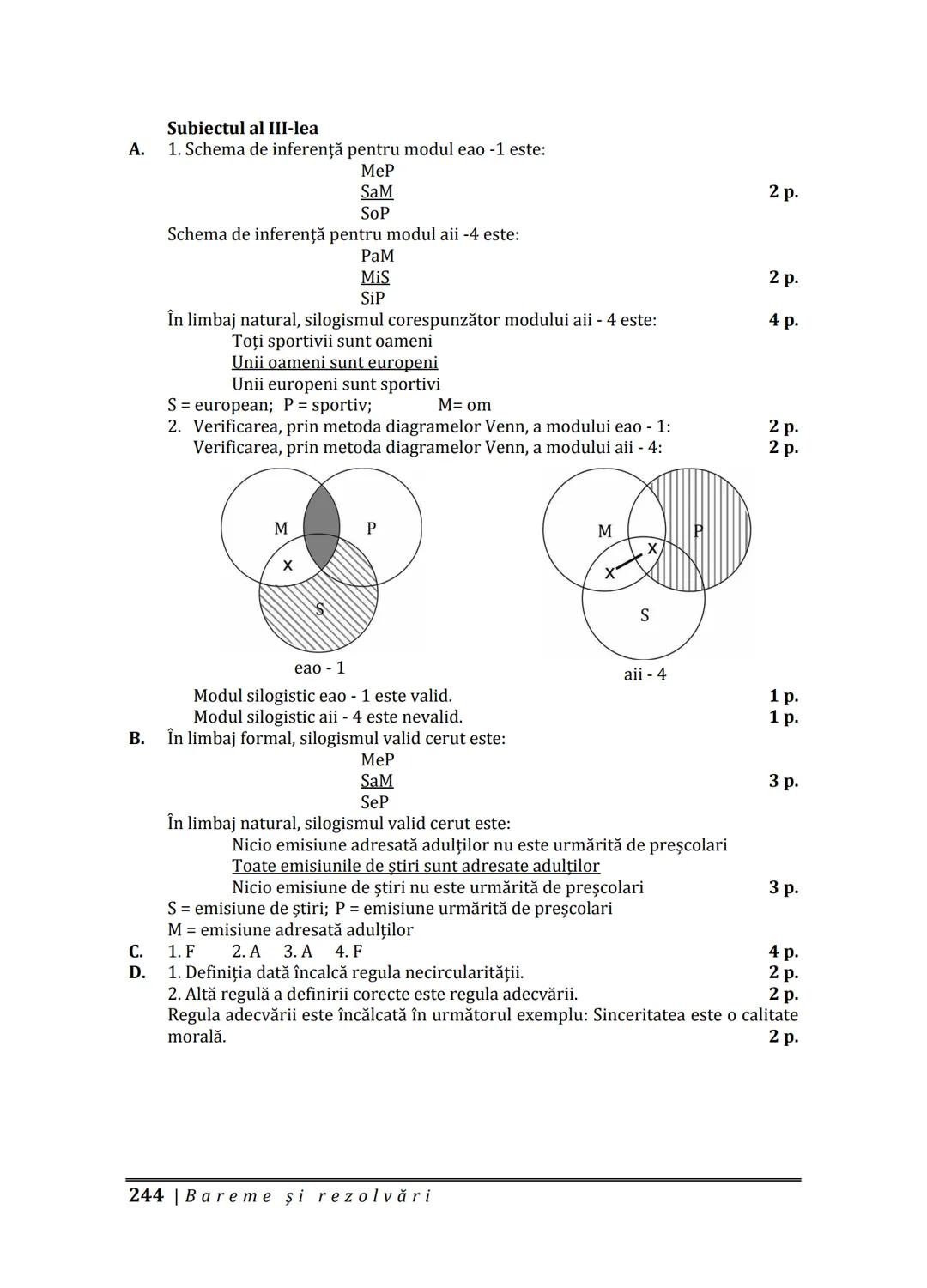 Florin IORGA
Marcel RUS
LOGICĂ, ARGUMENTARE
ȘI COMUNICARE
GHID COMPLET pentru Bacalaureat
➤ Sinteze teoretice
➤ 30 de teste
➤ Bareme şi rezo