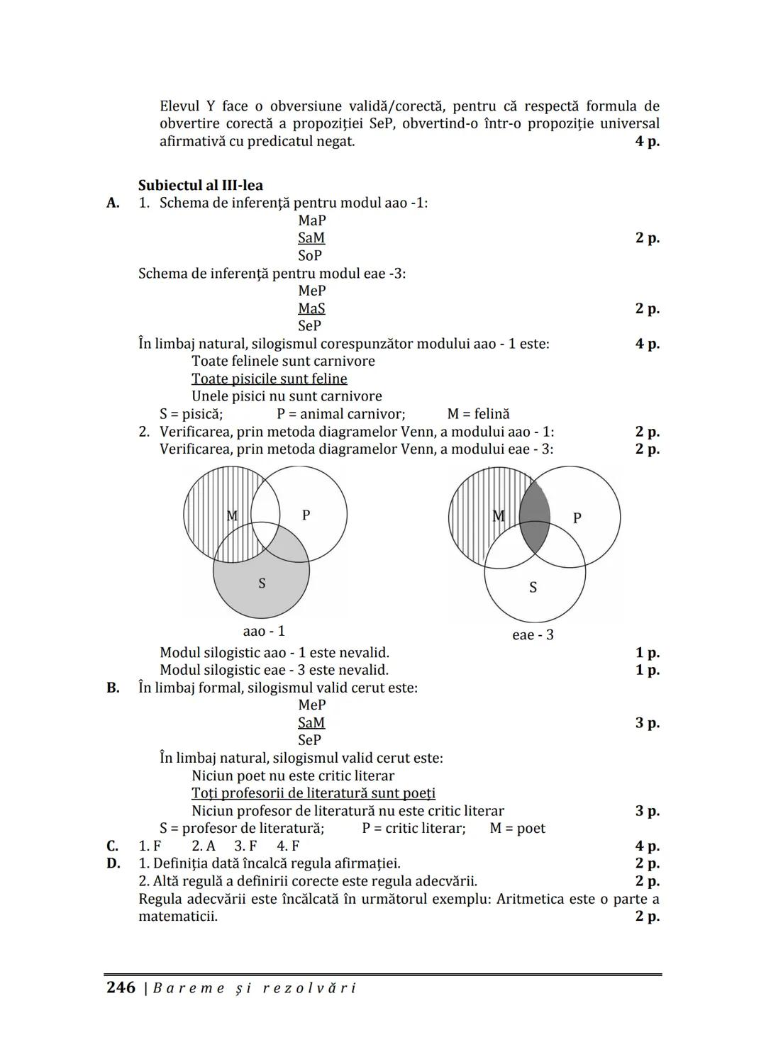 Florin IORGA
Marcel RUS
LOGICĂ, ARGUMENTARE
ȘI COMUNICARE
GHID COMPLET pentru Bacalaureat
➤ Sinteze teoretice
➤ 30 de teste
➤ Bareme şi rezo