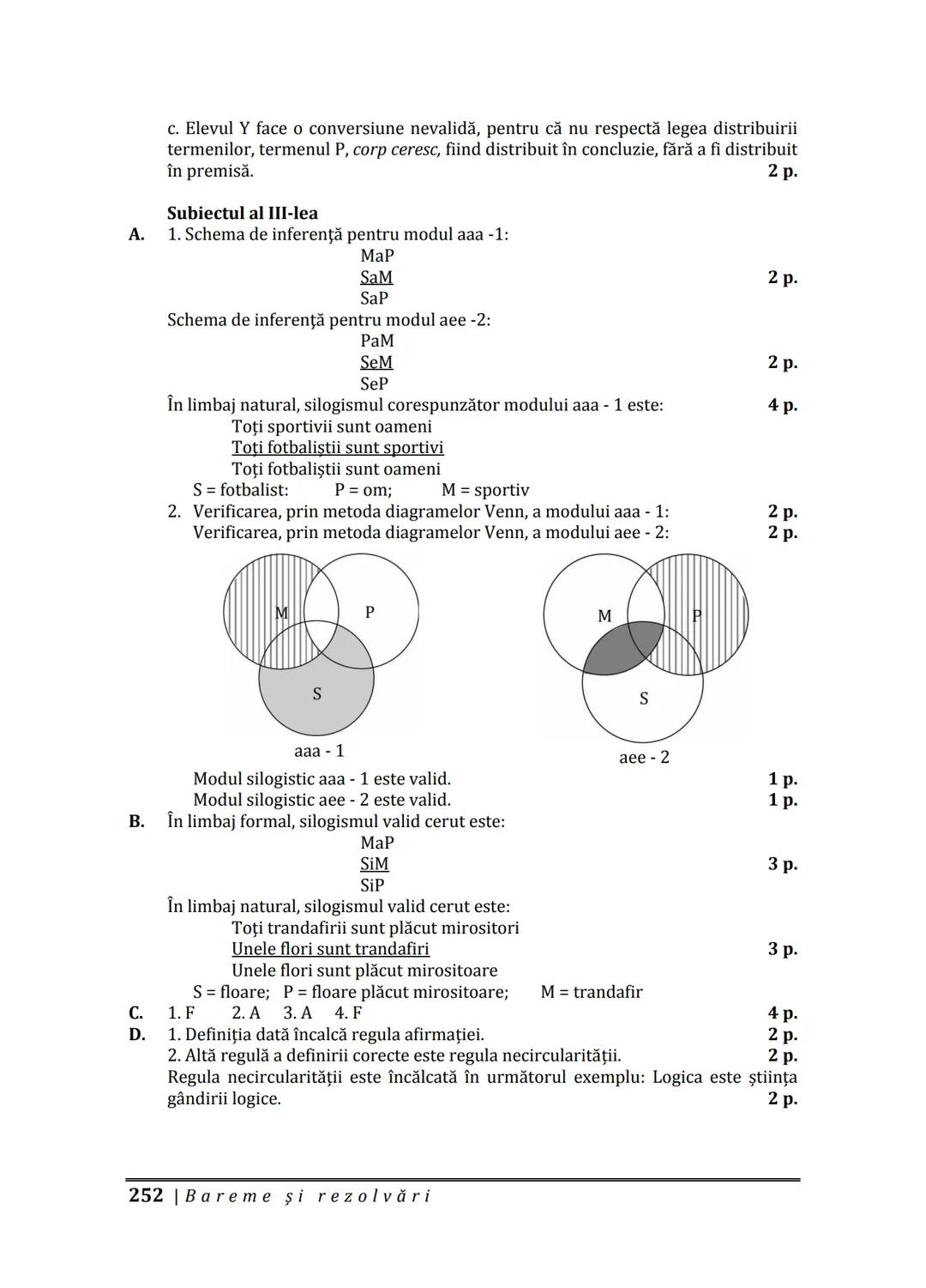 Florin IORGA
Marcel RUS
LOGICĂ, ARGUMENTARE
ȘI COMUNICARE
GHID COMPLET pentru Bacalaureat
➤ Sinteze teoretice
➤ 30 de teste
➤ Bareme şi rezo