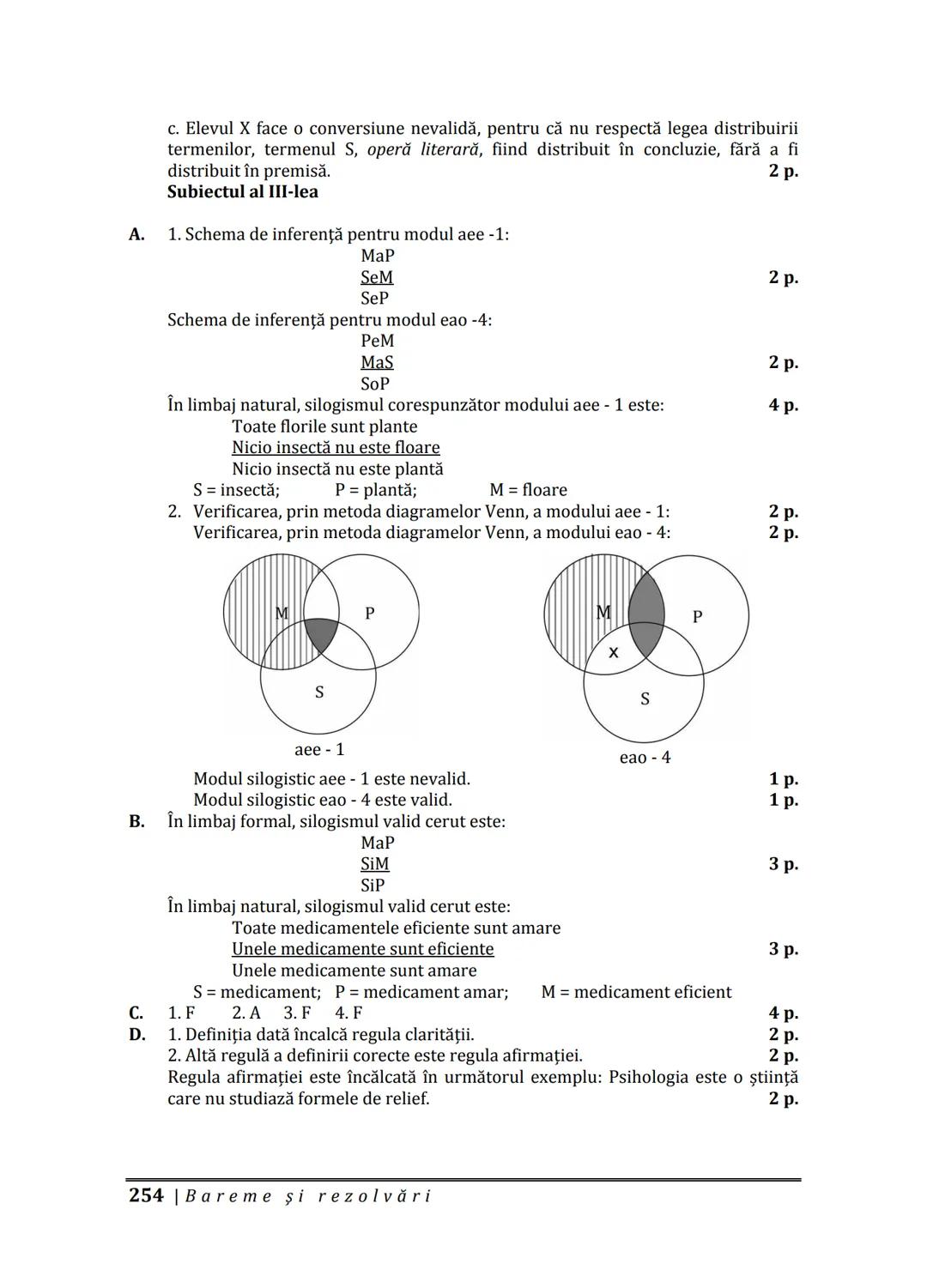 Florin IORGA
Marcel RUS
LOGICĂ, ARGUMENTARE
ȘI COMUNICARE
GHID COMPLET pentru Bacalaureat
➤ Sinteze teoretice
➤ 30 de teste
➤ Bareme şi rezo