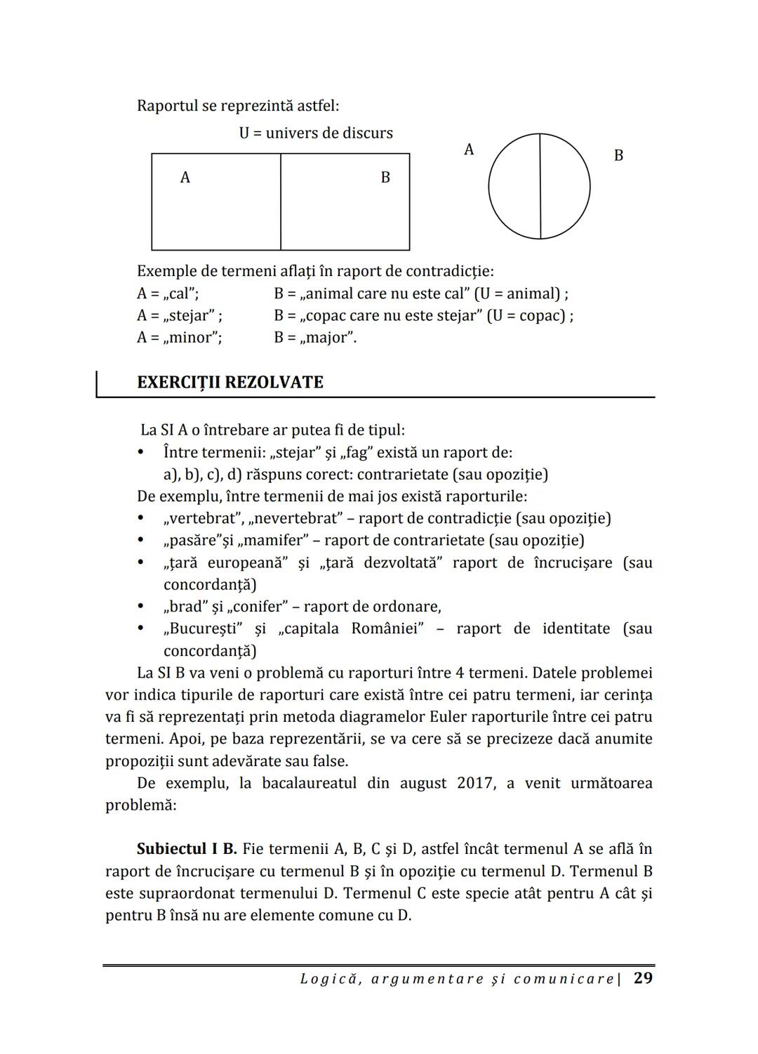 Florin IORGA
Marcel RUS
LOGICĂ, ARGUMENTARE
ȘI COMUNICARE
GHID COMPLET pentru Bacalaureat
➤ Sinteze teoretice
➤ 30 de teste
➤ Bareme şi rezo