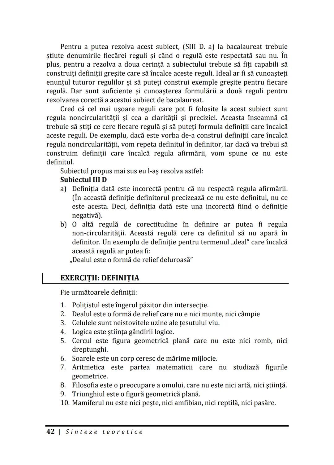 Florin IORGA
Marcel RUS
LOGICĂ, ARGUMENTARE
ȘI COMUNICARE
GHID COMPLET pentru Bacalaureat
➤ Sinteze teoretice
➤ 30 de teste
➤ Bareme şi rezo