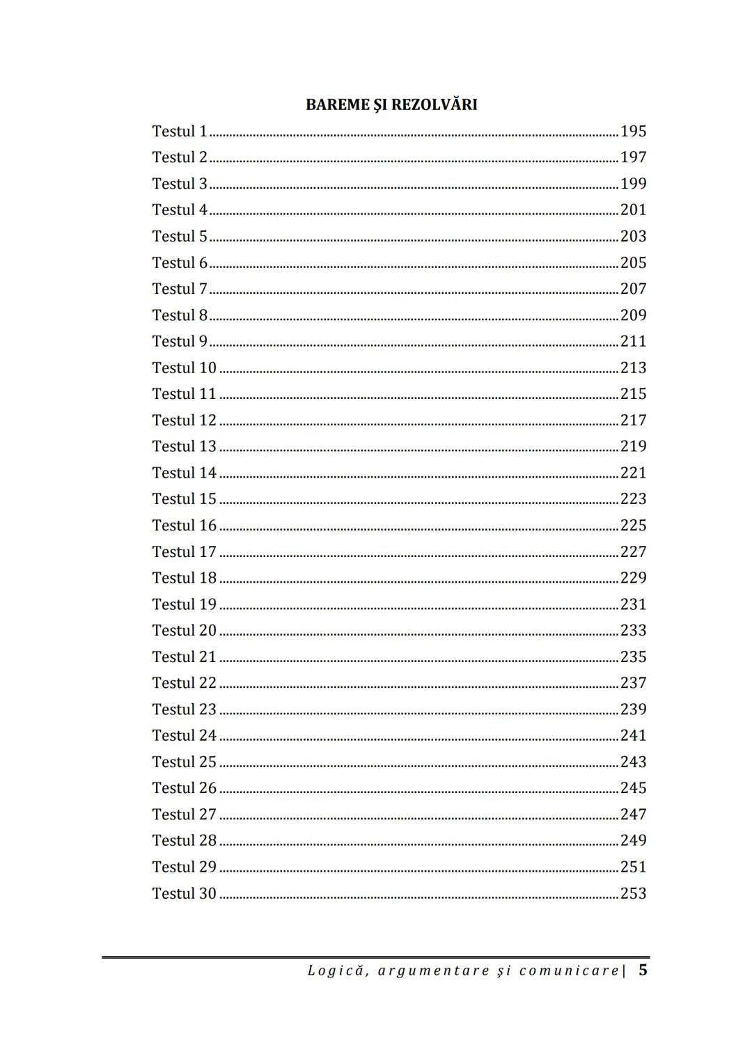 Florin IORGA
Marcel RUS
LOGICĂ, ARGUMENTARE
ȘI COMUNICARE
GHID COMPLET pentru Bacalaureat
➤ Sinteze teoretice
➤ 30 de teste
➤ Bareme şi rezo