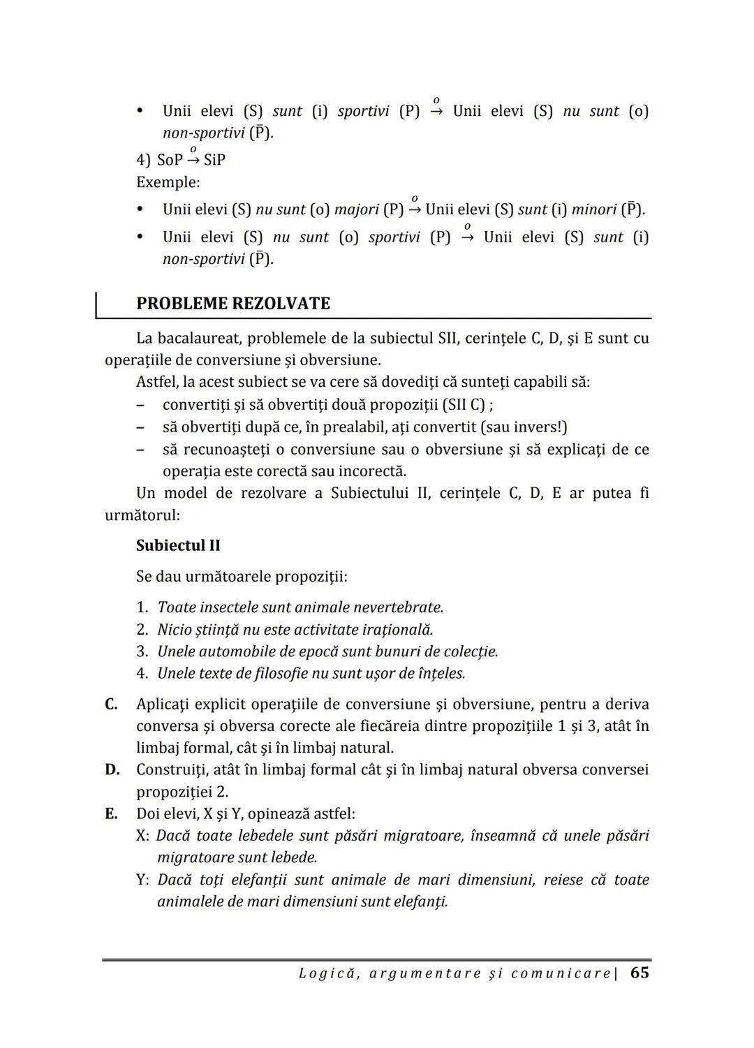 Florin IORGA
Marcel RUS
LOGICĂ, ARGUMENTARE
ȘI COMUNICARE
GHID COMPLET pentru Bacalaureat
➤ Sinteze teoretice
➤ 30 de teste
➤ Bareme şi rezo
