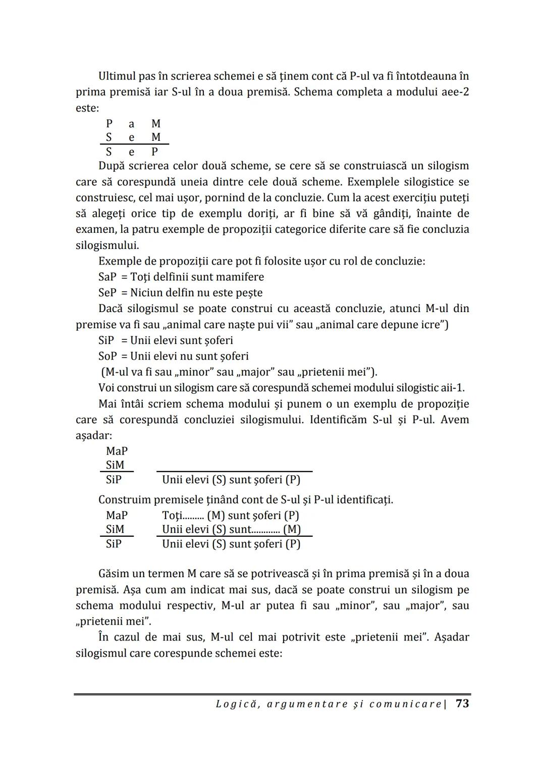 Florin IORGA
Marcel RUS
LOGICĂ, ARGUMENTARE
ȘI COMUNICARE
GHID COMPLET pentru Bacalaureat
➤ Sinteze teoretice
➤ 30 de teste
➤ Bareme şi rezo