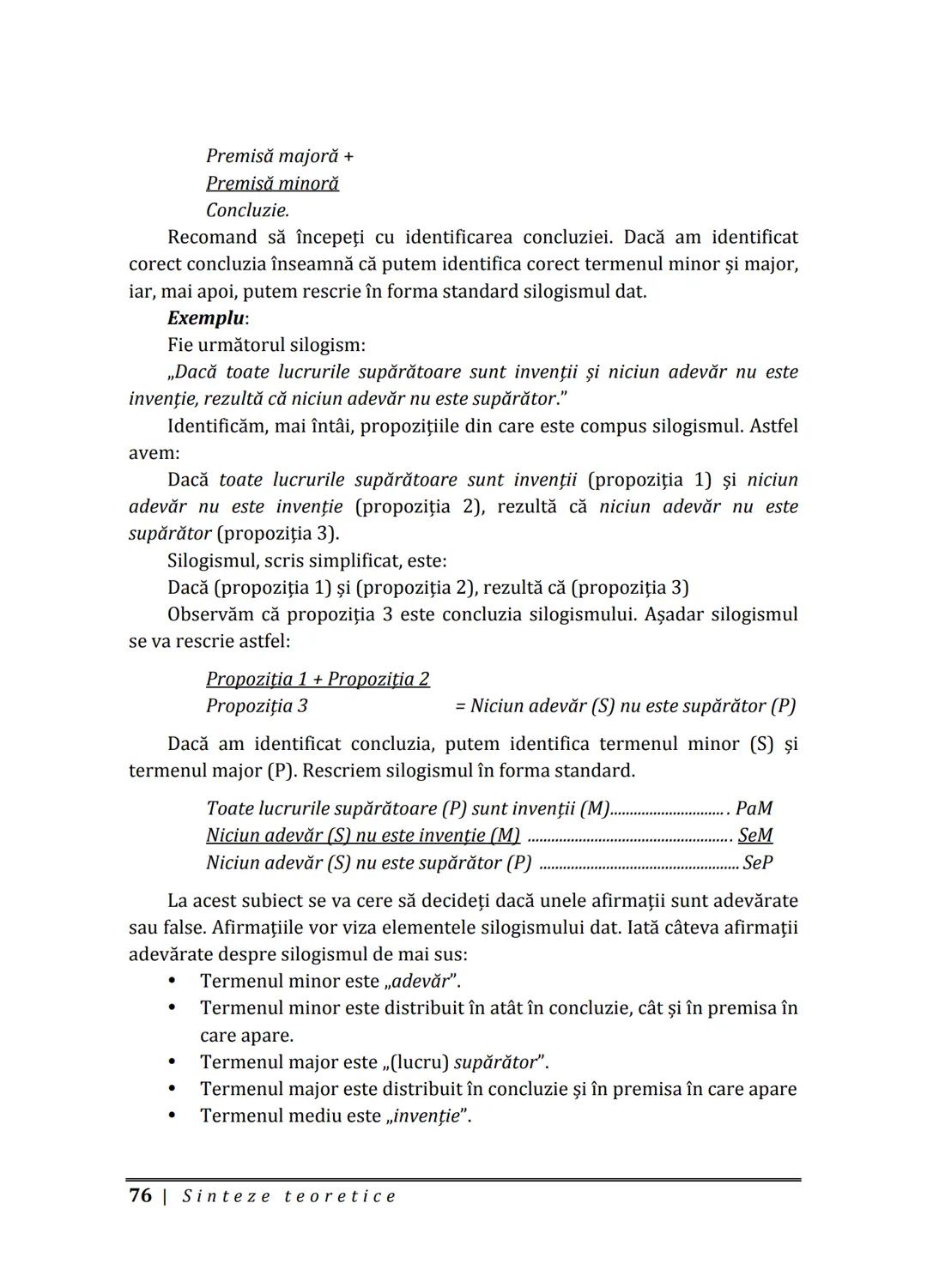 Florin IORGA
Marcel RUS
LOGICĂ, ARGUMENTARE
ȘI COMUNICARE
GHID COMPLET pentru Bacalaureat
➤ Sinteze teoretice
➤ 30 de teste
➤ Bareme şi rezo
