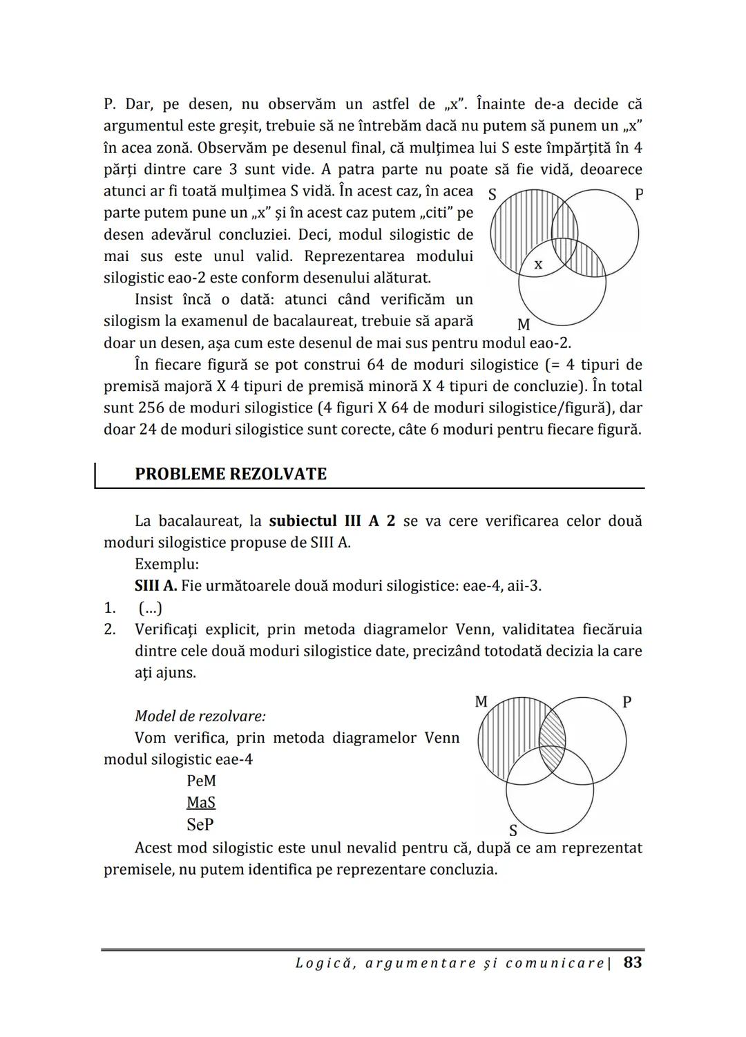 Florin IORGA
Marcel RUS
LOGICĂ, ARGUMENTARE
ȘI COMUNICARE
GHID COMPLET pentru Bacalaureat
➤ Sinteze teoretice
➤ 30 de teste
➤ Bareme şi rezo