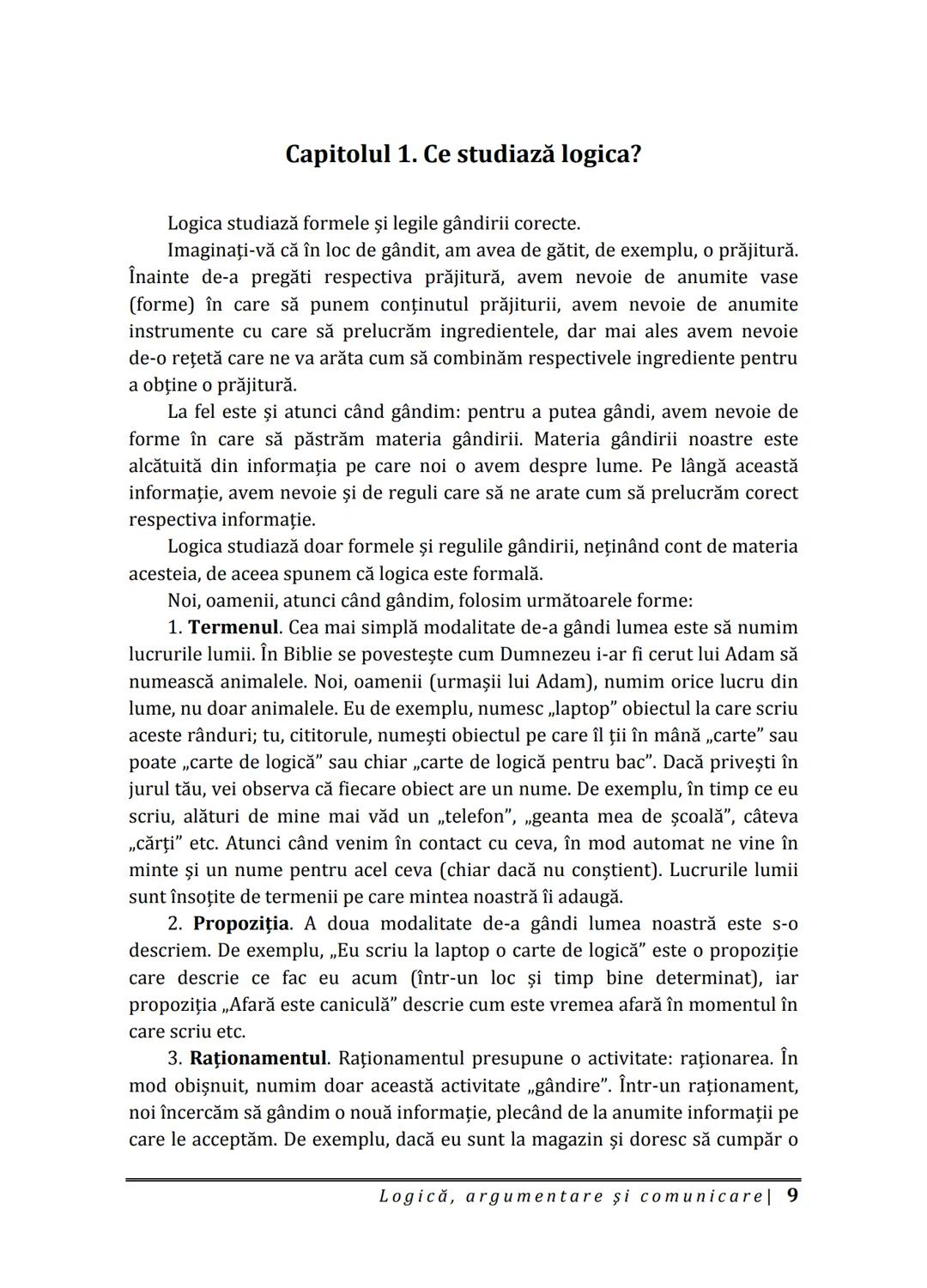 Florin IORGA
Marcel RUS
LOGICĂ, ARGUMENTARE
ȘI COMUNICARE
GHID COMPLET pentru Bacalaureat
➤ Sinteze teoretice
➤ 30 de teste
➤ Bareme şi rezo