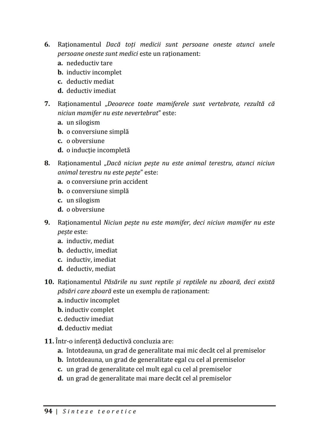 Florin IORGA
Marcel RUS
LOGICĂ, ARGUMENTARE
ȘI COMUNICARE
GHID COMPLET pentru Bacalaureat
➤ Sinteze teoretice
➤ 30 de teste
➤ Bareme şi rezo