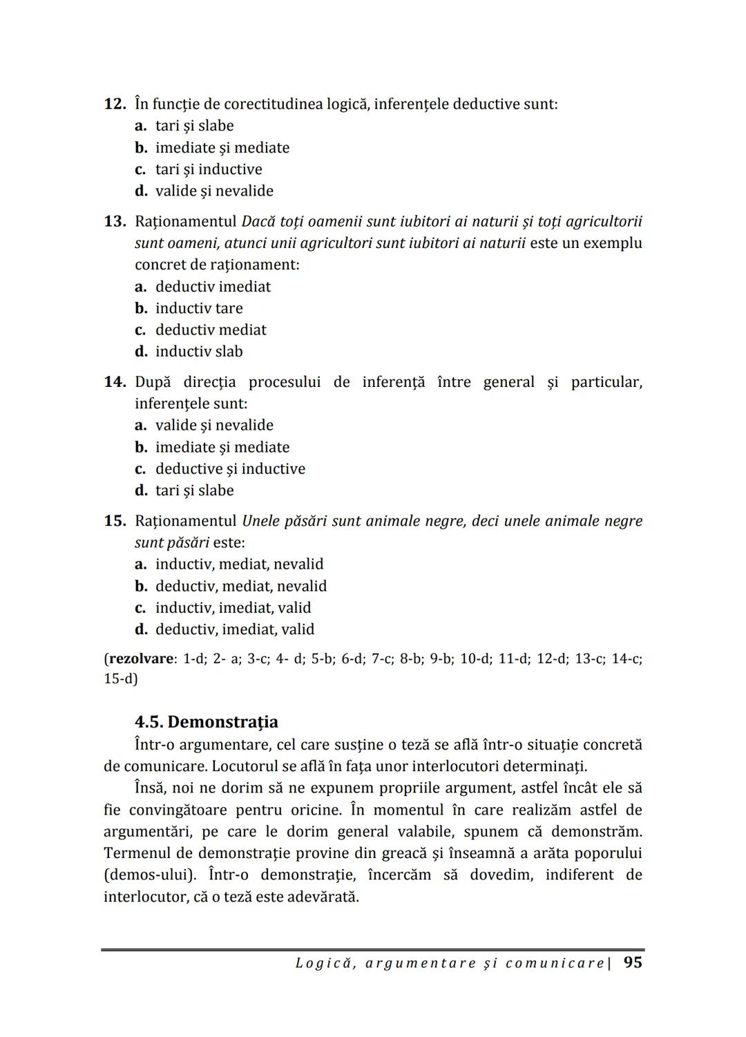 Florin IORGA
Marcel RUS
LOGICĂ, ARGUMENTARE
ȘI COMUNICARE
GHID COMPLET pentru Bacalaureat
➤ Sinteze teoretice
➤ 30 de teste
➤ Bareme şi rezo