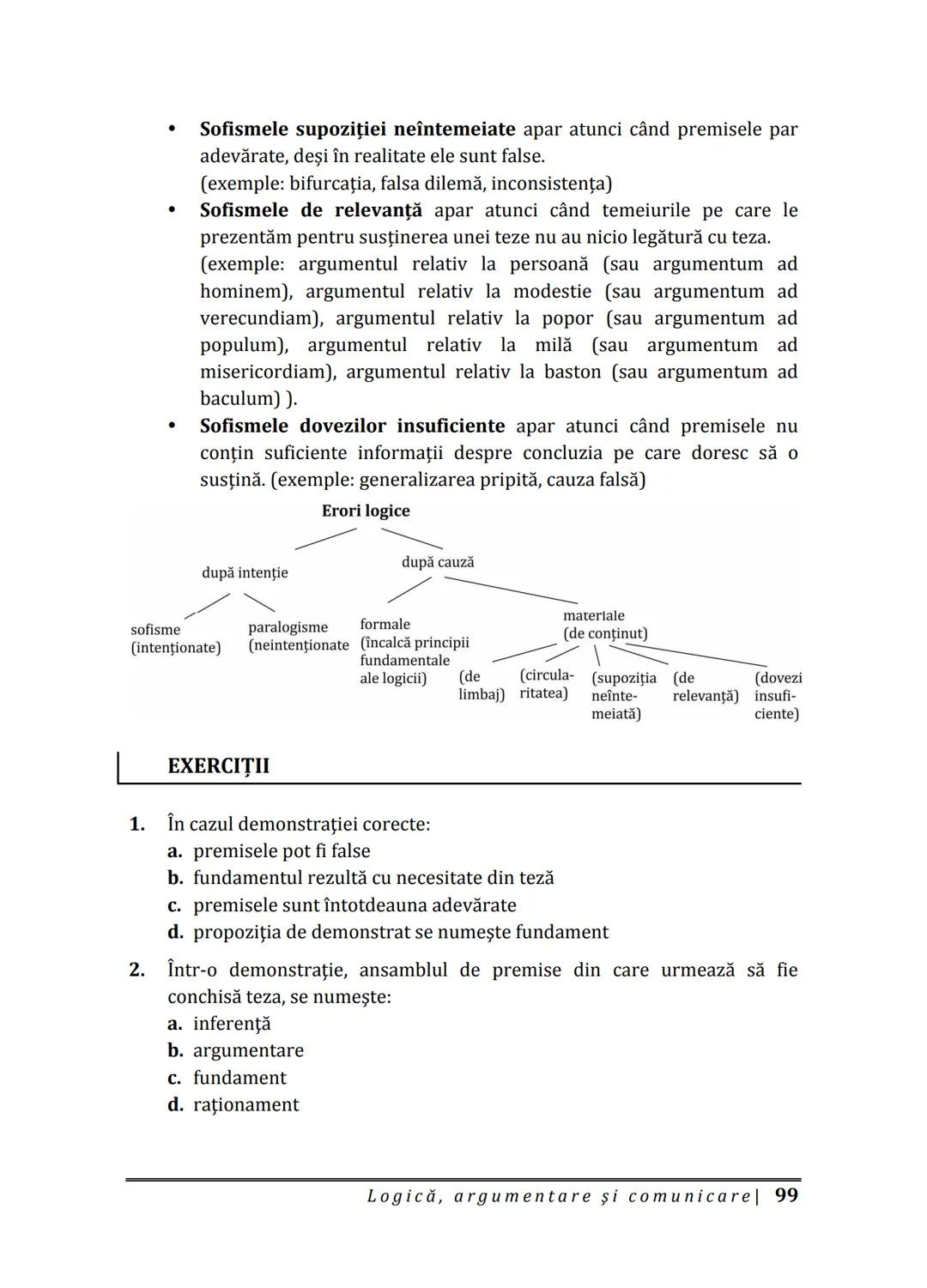 Florin IORGA
Marcel RUS
LOGICĂ, ARGUMENTARE
ȘI COMUNICARE
GHID COMPLET pentru Bacalaureat
➤ Sinteze teoretice
➤ 30 de teste
➤ Bareme şi rezo