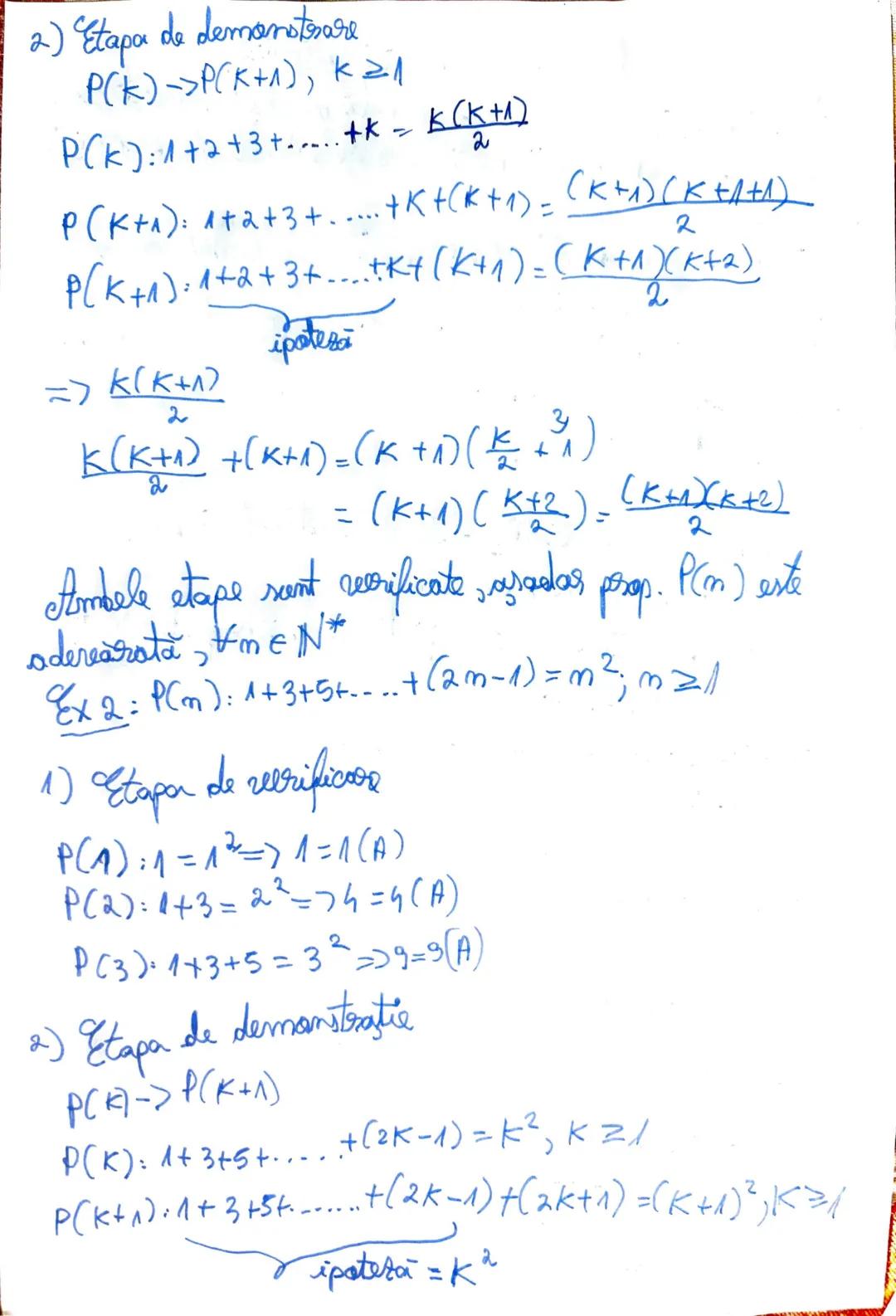 # Metoda inducției matematice
Prin inducție se înțelege o metodă de raționament care conduce de la propoziții particulare la o oarecare pro
