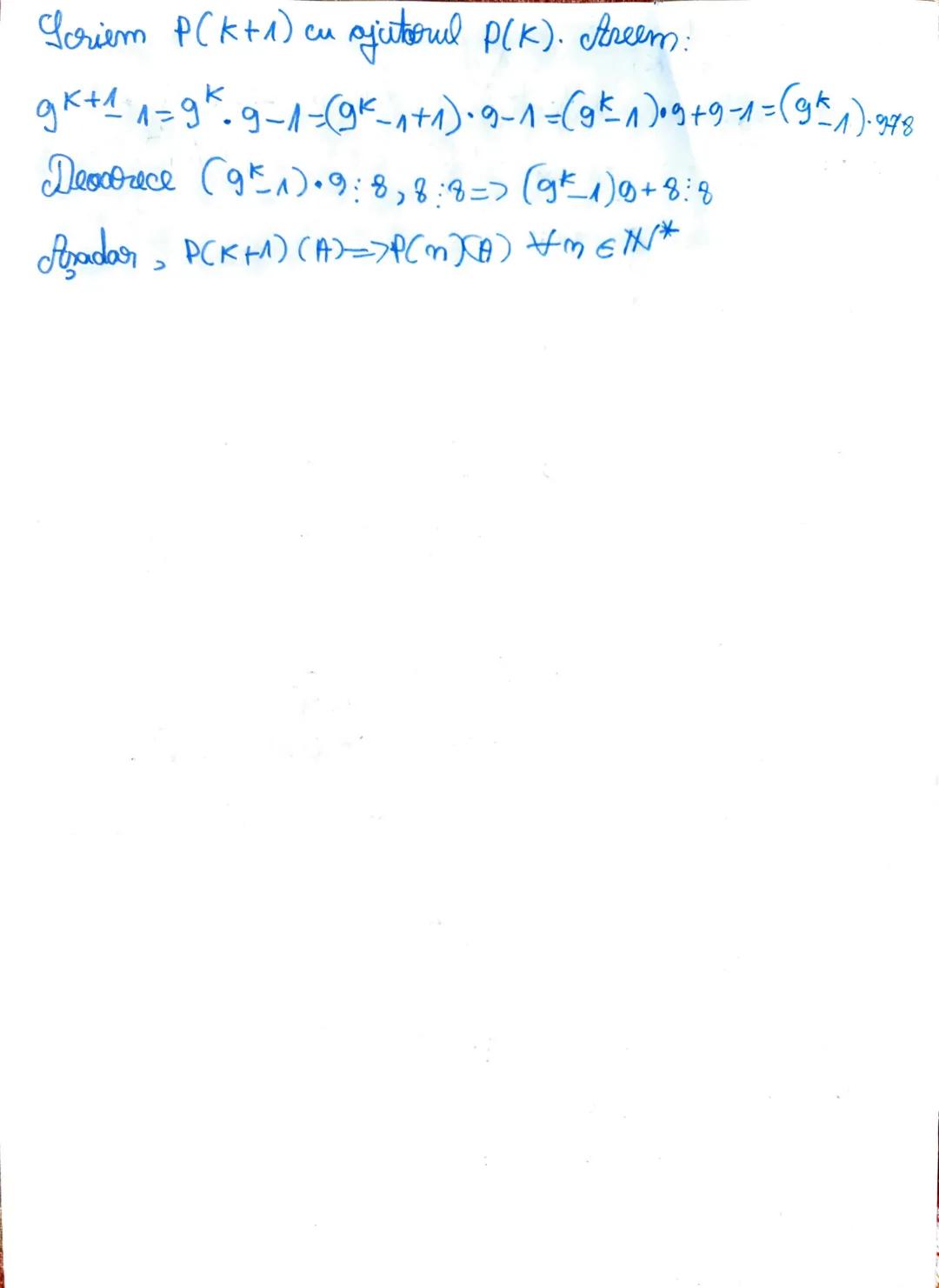 # Metoda inducției matematice
Prin inducție se înțelege o metodă de raționament care conduce de la propoziții particulare la o oarecare pro