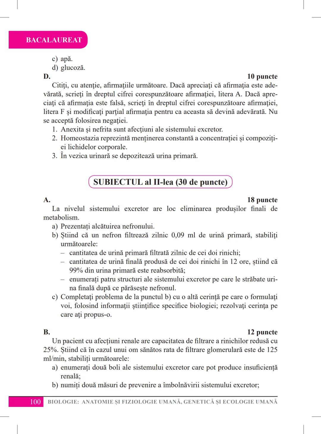 Mariana Drumea
Ramona A. Morar
Ramona O. Morar
BIOLOGIE – ANATOMIE ȘI
FIZIOLOGIE UMANĂ, GENETICĂ
ȘI ECOLOGIE UMANĂ
Ghid de pregătire
pentru