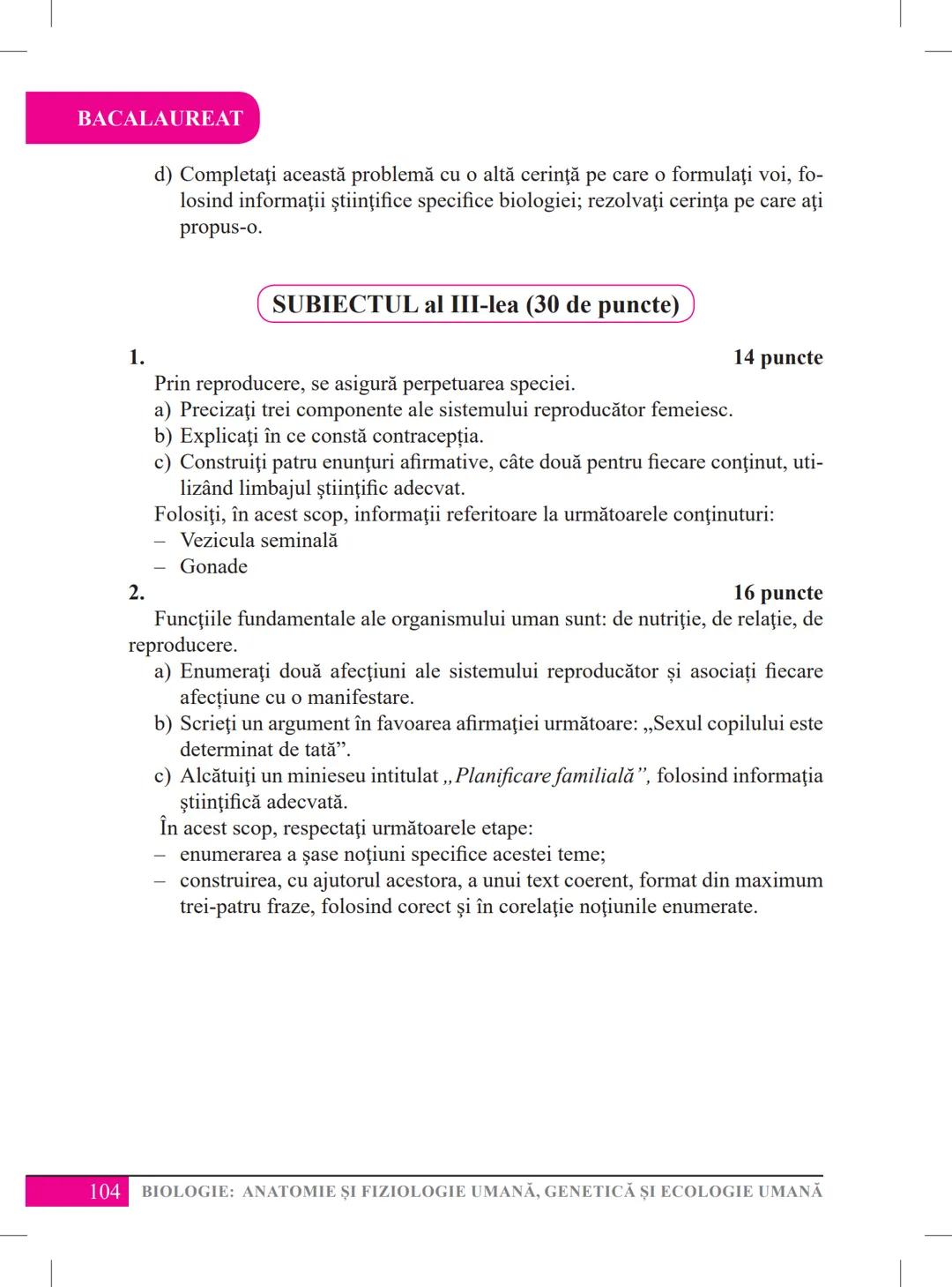 Mariana Drumea
Ramona A. Morar
Ramona O. Morar
BIOLOGIE – ANATOMIE ȘI
FIZIOLOGIE UMANĂ, GENETICĂ
ȘI ECOLOGIE UMANĂ
Ghid de pregătire
pentru