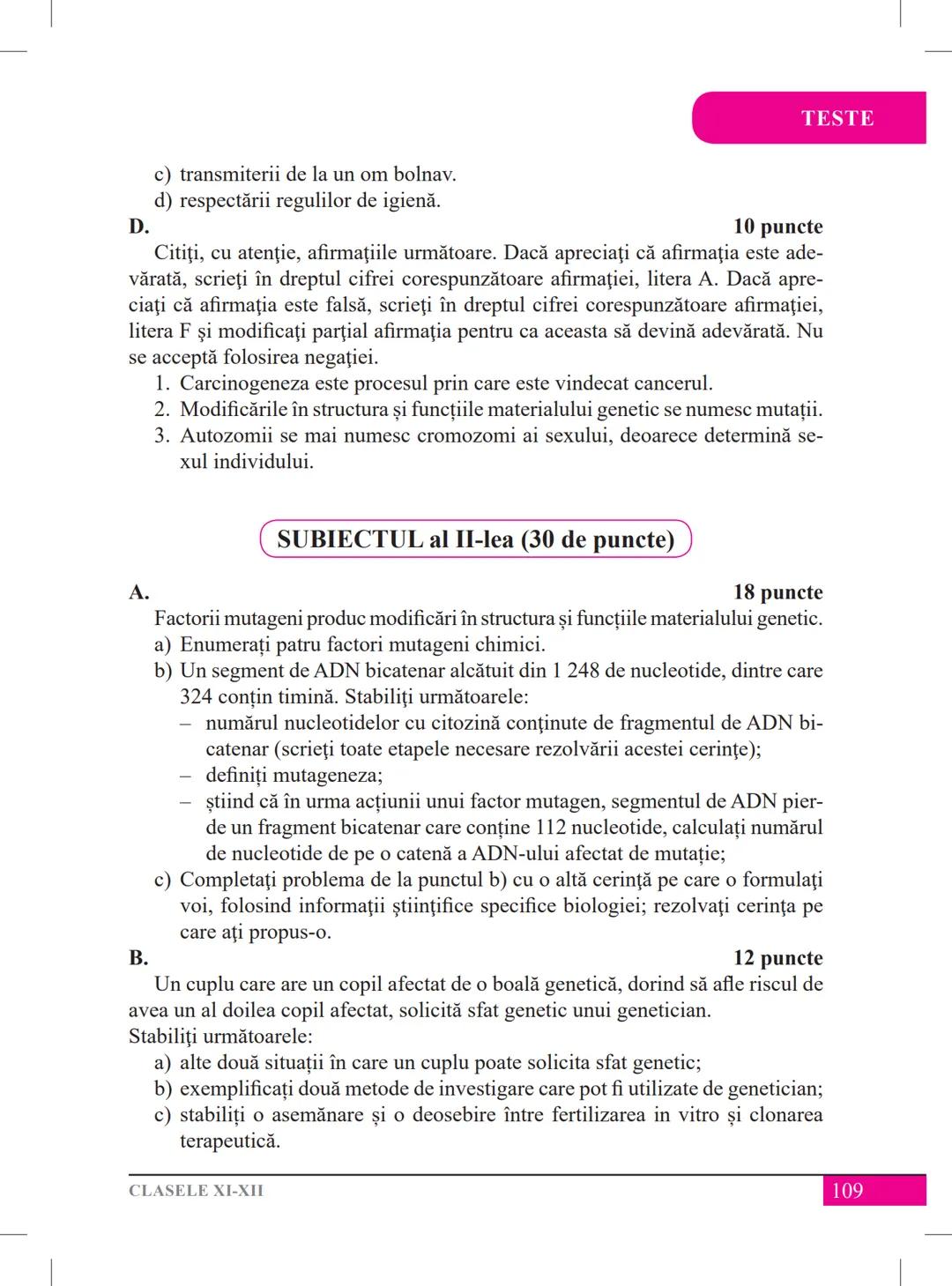 Mariana Drumea
Ramona A. Morar
Ramona O. Morar
BIOLOGIE – ANATOMIE ȘI
FIZIOLOGIE UMANĂ, GENETICĂ
ȘI ECOLOGIE UMANĂ
Ghid de pregătire
pentru
