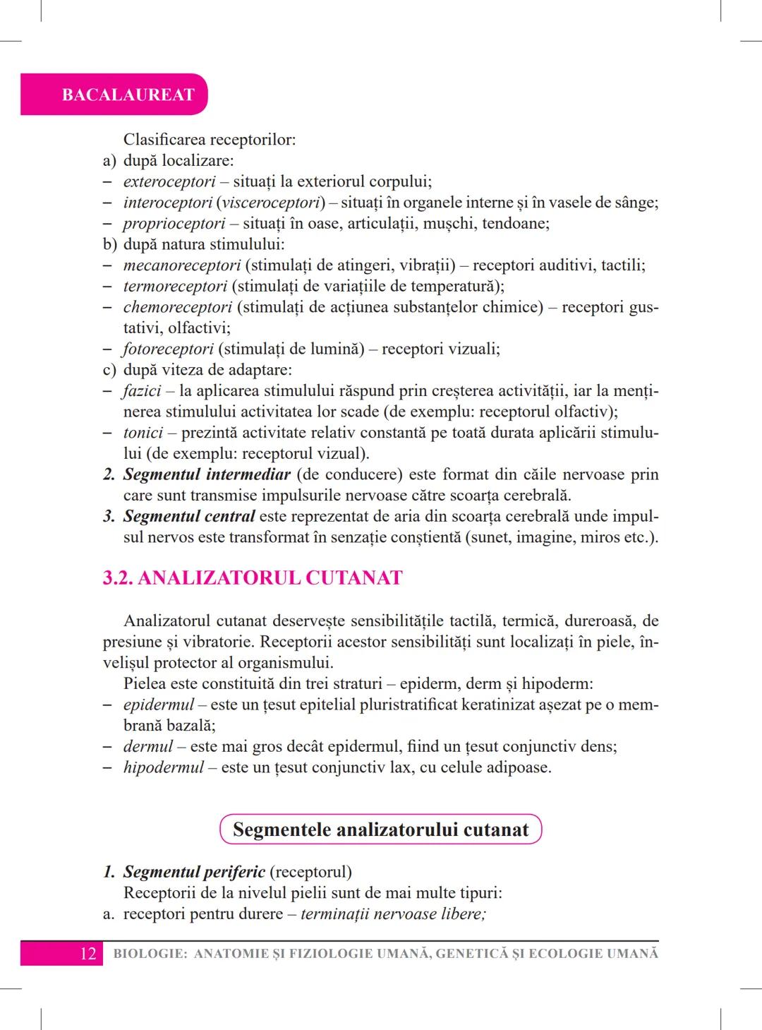 Mariana Drumea
Ramona A. Morar
Ramona O. Morar
BIOLOGIE – ANATOMIE ȘI
FIZIOLOGIE UMANĂ, GENETICĂ
ȘI ECOLOGIE UMANĂ
Ghid de pregătire
pentru