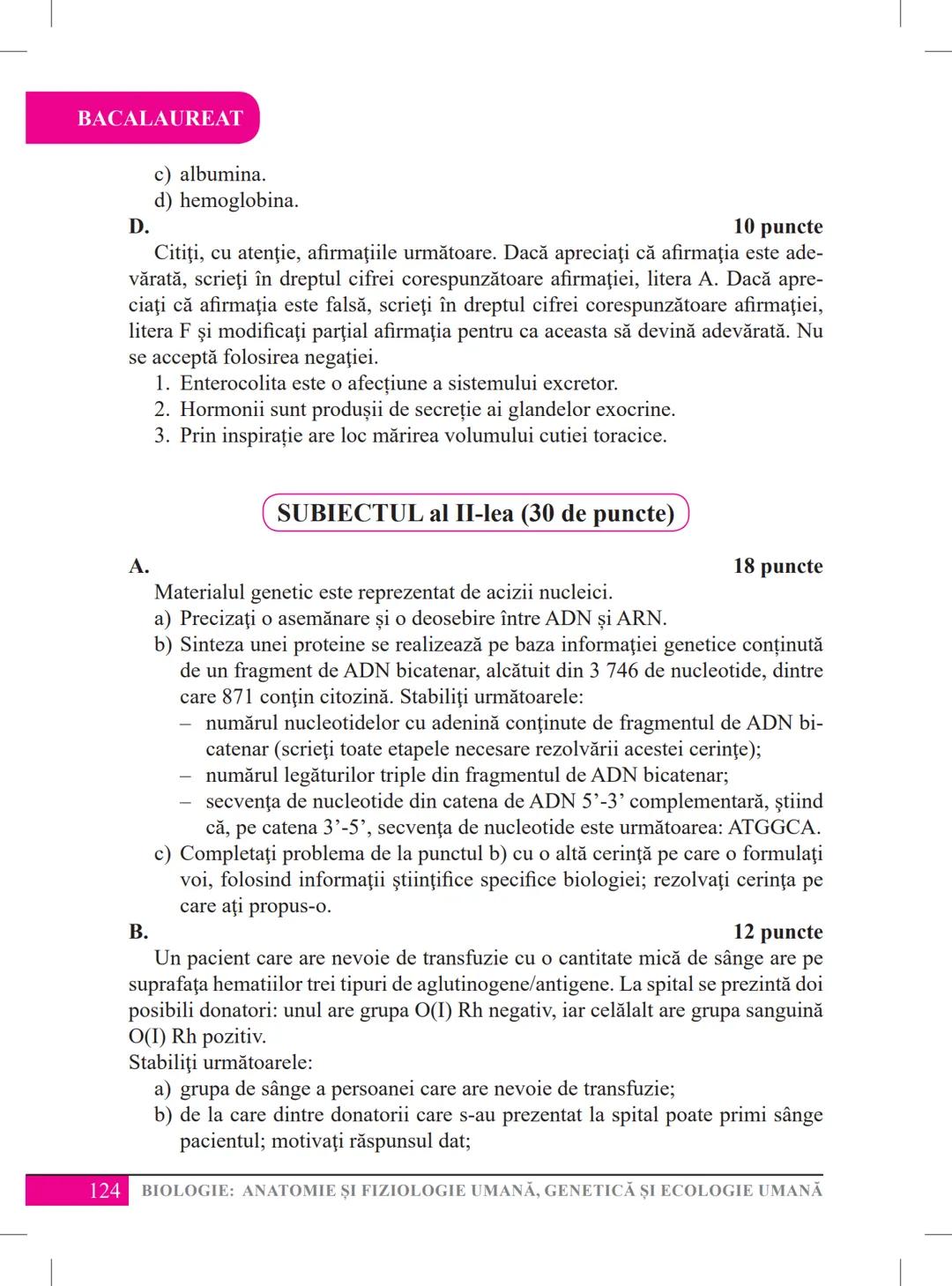 Mariana Drumea
Ramona A. Morar
Ramona O. Morar
BIOLOGIE – ANATOMIE ȘI
FIZIOLOGIE UMANĂ, GENETICĂ
ȘI ECOLOGIE UMANĂ
Ghid de pregătire
pentru