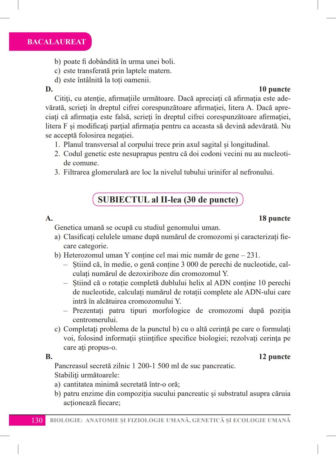 Mariana Drumea
Ramona A. Morar
Ramona O. Morar
BIOLOGIE – ANATOMIE ȘI
FIZIOLOGIE UMANĂ, GENETICĂ
ȘI ECOLOGIE UMANĂ
Ghid de pregătire
pentru