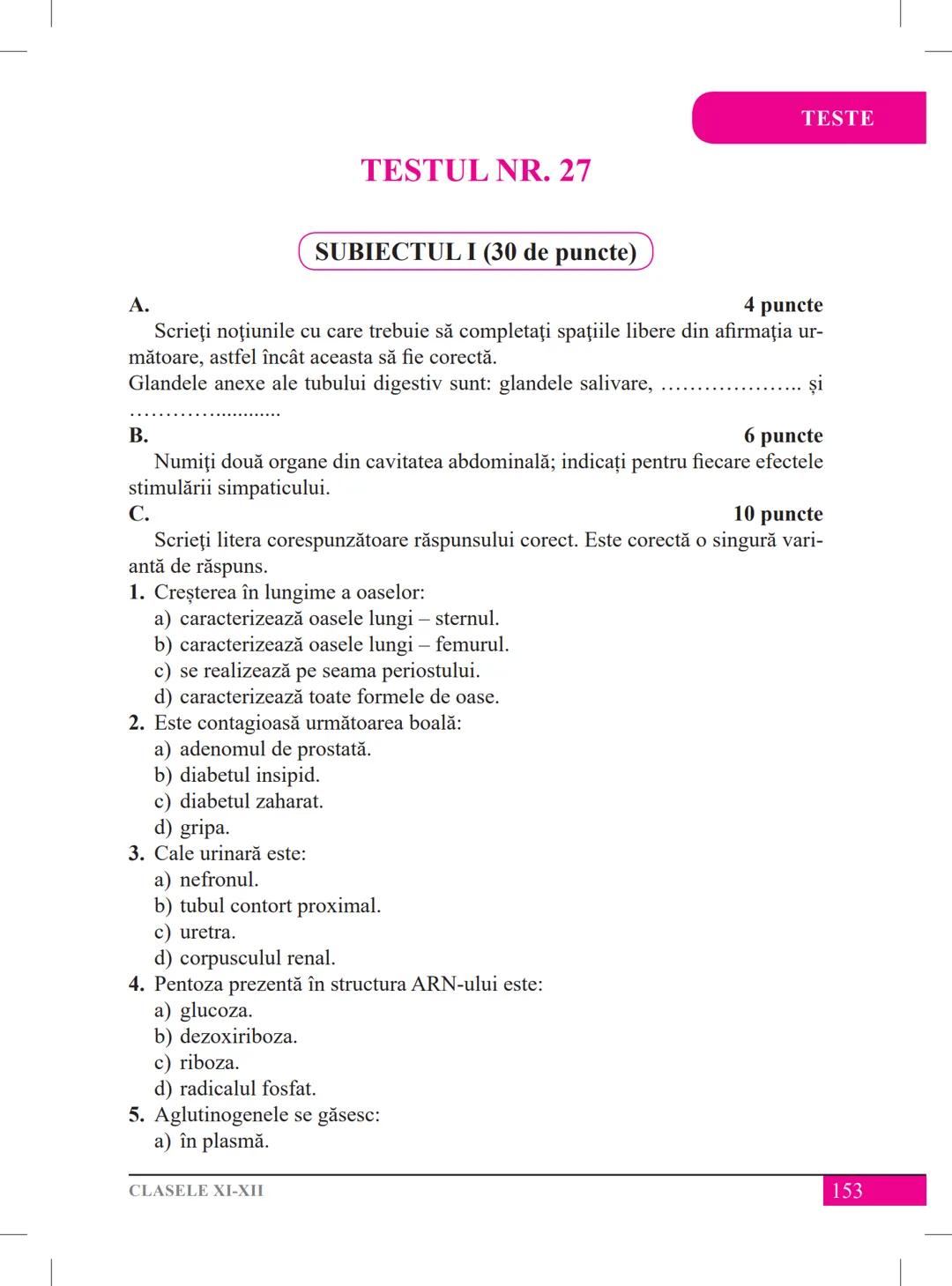 Mariana Drumea
Ramona A. Morar
Ramona O. Morar
BIOLOGIE – ANATOMIE ȘI
FIZIOLOGIE UMANĂ, GENETICĂ
ȘI ECOLOGIE UMANĂ
Ghid de pregătire
pentru