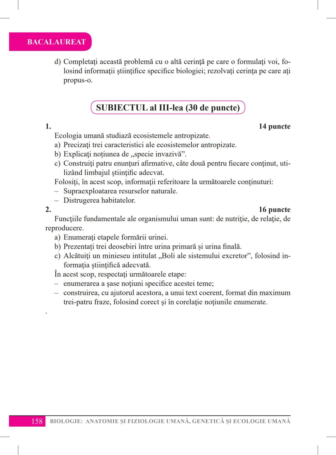 Mariana Drumea
Ramona A. Morar
Ramona O. Morar
BIOLOGIE – ANATOMIE ȘI
FIZIOLOGIE UMANĂ, GENETICĂ
ȘI ECOLOGIE UMANĂ
Ghid de pregătire
pentru