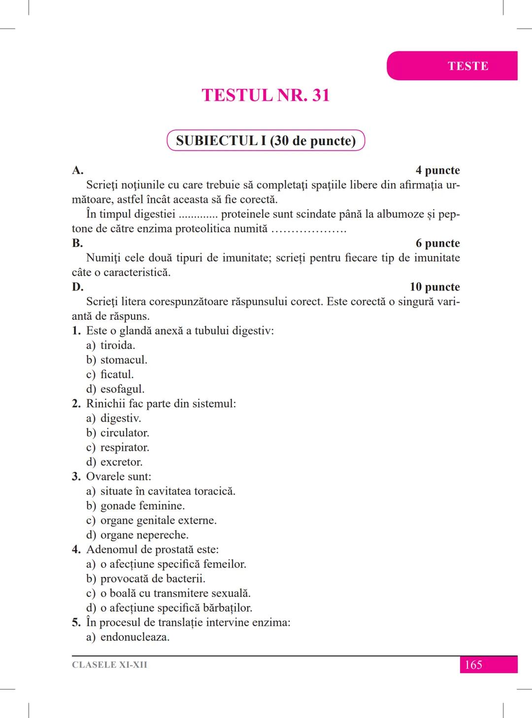 Mariana Drumea
Ramona A. Morar
Ramona O. Morar
BIOLOGIE – ANATOMIE ȘI
FIZIOLOGIE UMANĂ, GENETICĂ
ȘI ECOLOGIE UMANĂ
Ghid de pregătire
pentru