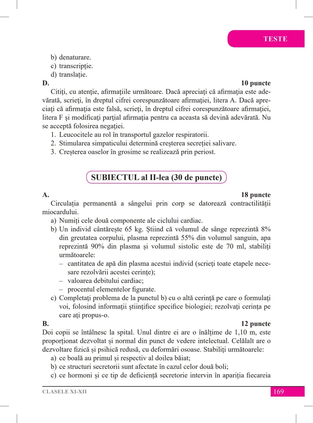 Mariana Drumea
Ramona A. Morar
Ramona O. Morar
BIOLOGIE – ANATOMIE ȘI
FIZIOLOGIE UMANĂ, GENETICĂ
ȘI ECOLOGIE UMANĂ
Ghid de pregătire
pentru