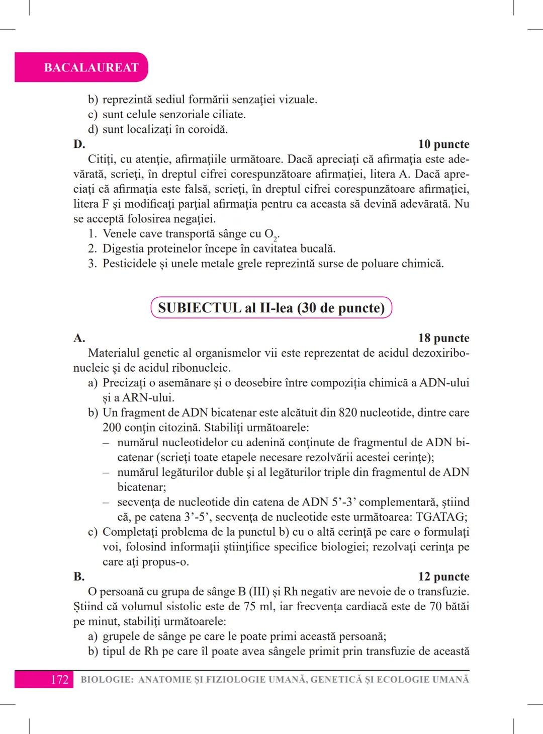 Mariana Drumea
Ramona A. Morar
Ramona O. Morar
BIOLOGIE – ANATOMIE ȘI
FIZIOLOGIE UMANĂ, GENETICĂ
ȘI ECOLOGIE UMANĂ
Ghid de pregătire
pentru