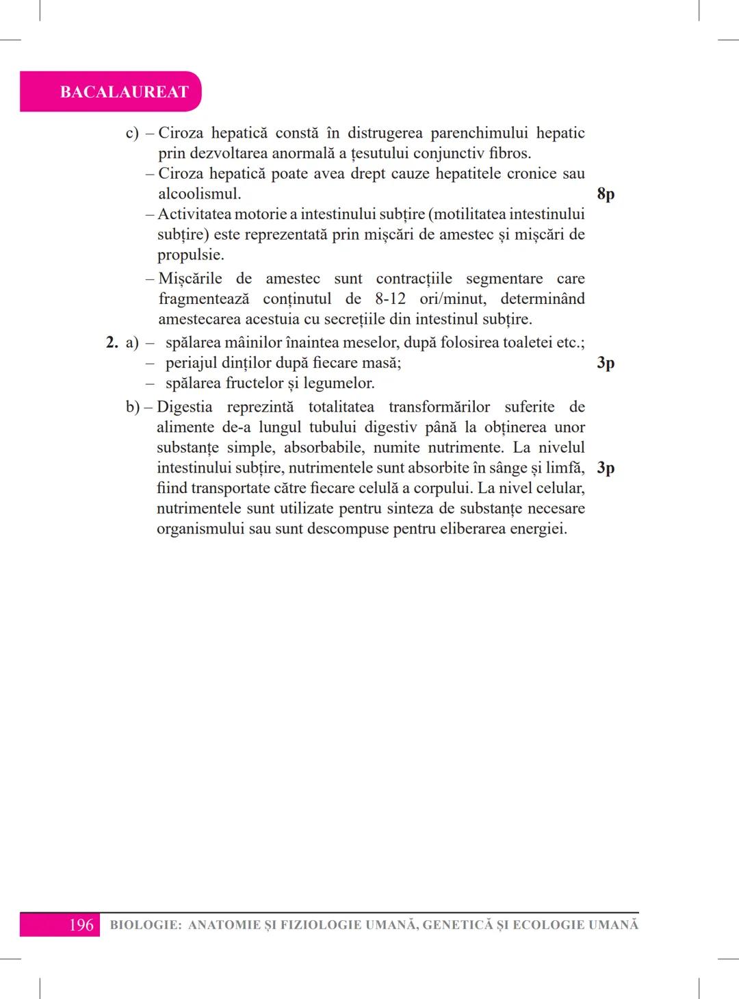 Mariana Drumea
Ramona A. Morar
Ramona O. Morar
BIOLOGIE – ANATOMIE ȘI
FIZIOLOGIE UMANĂ, GENETICĂ
ȘI ECOLOGIE UMANĂ
Ghid de pregătire
pentru