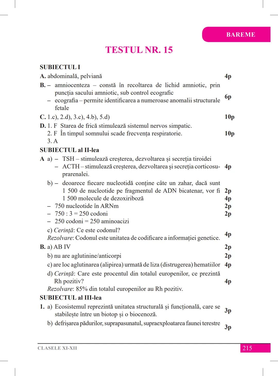Mariana Drumea
Ramona A. Morar
Ramona O. Morar
BIOLOGIE – ANATOMIE ȘI
FIZIOLOGIE UMANĂ, GENETICĂ
ȘI ECOLOGIE UMANĂ
Ghid de pregătire
pentru