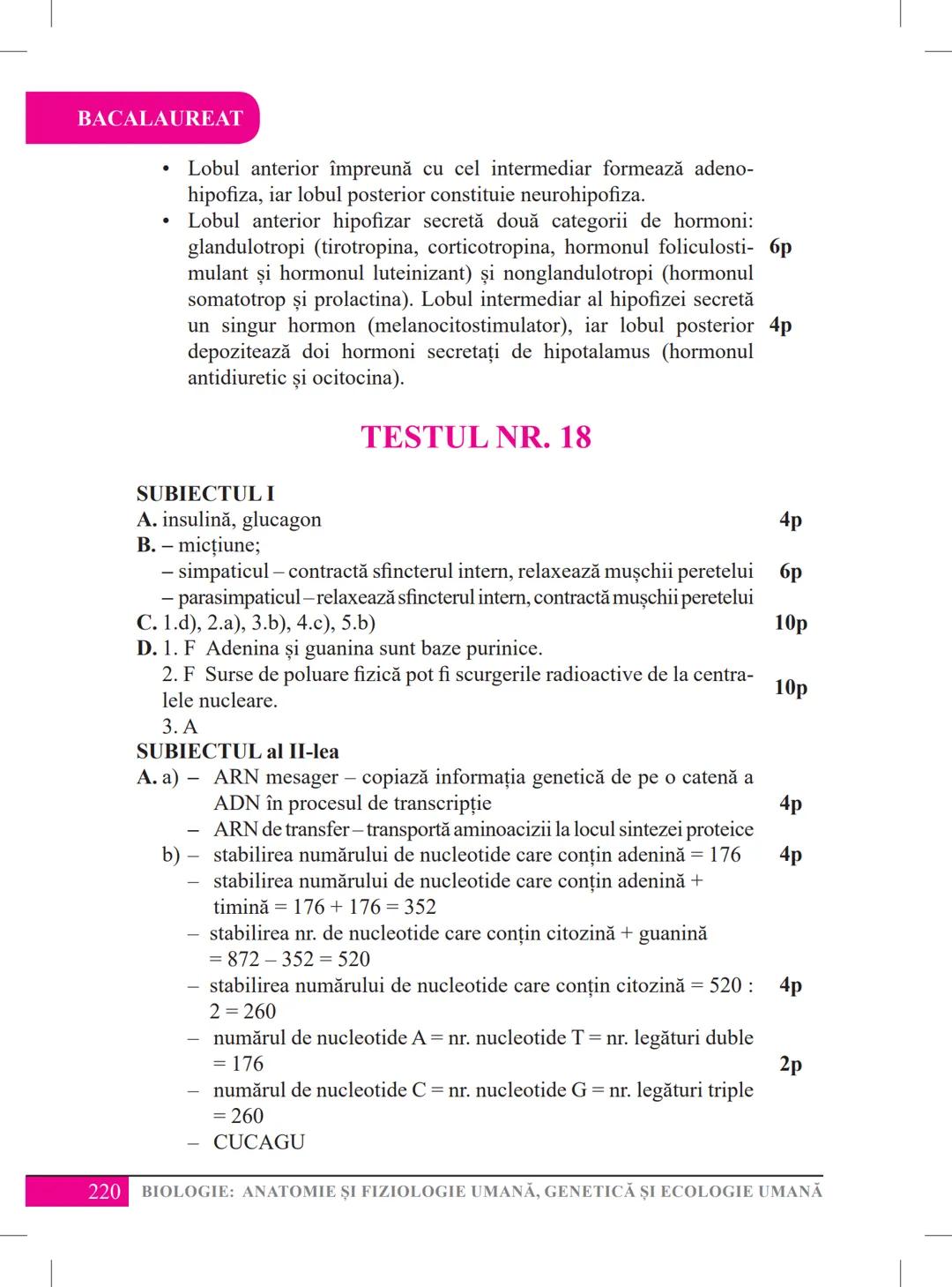 Mariana Drumea
Ramona A. Morar
Ramona O. Morar
BIOLOGIE – ANATOMIE ȘI
FIZIOLOGIE UMANĂ, GENETICĂ
ȘI ECOLOGIE UMANĂ
Ghid de pregătire
pentru