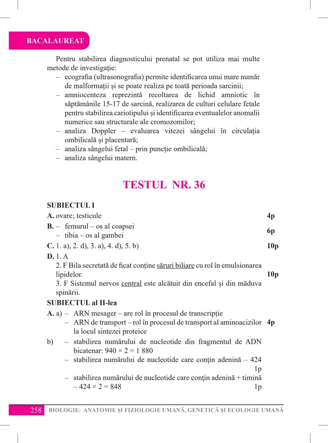 Mariana Drumea
Ramona A. Morar
Ramona O. Morar
BIOLOGIE – ANATOMIE ȘI
FIZIOLOGIE UMANĂ, GENETICĂ
ȘI ECOLOGIE UMANĂ
Ghid de pregătire
pentru
